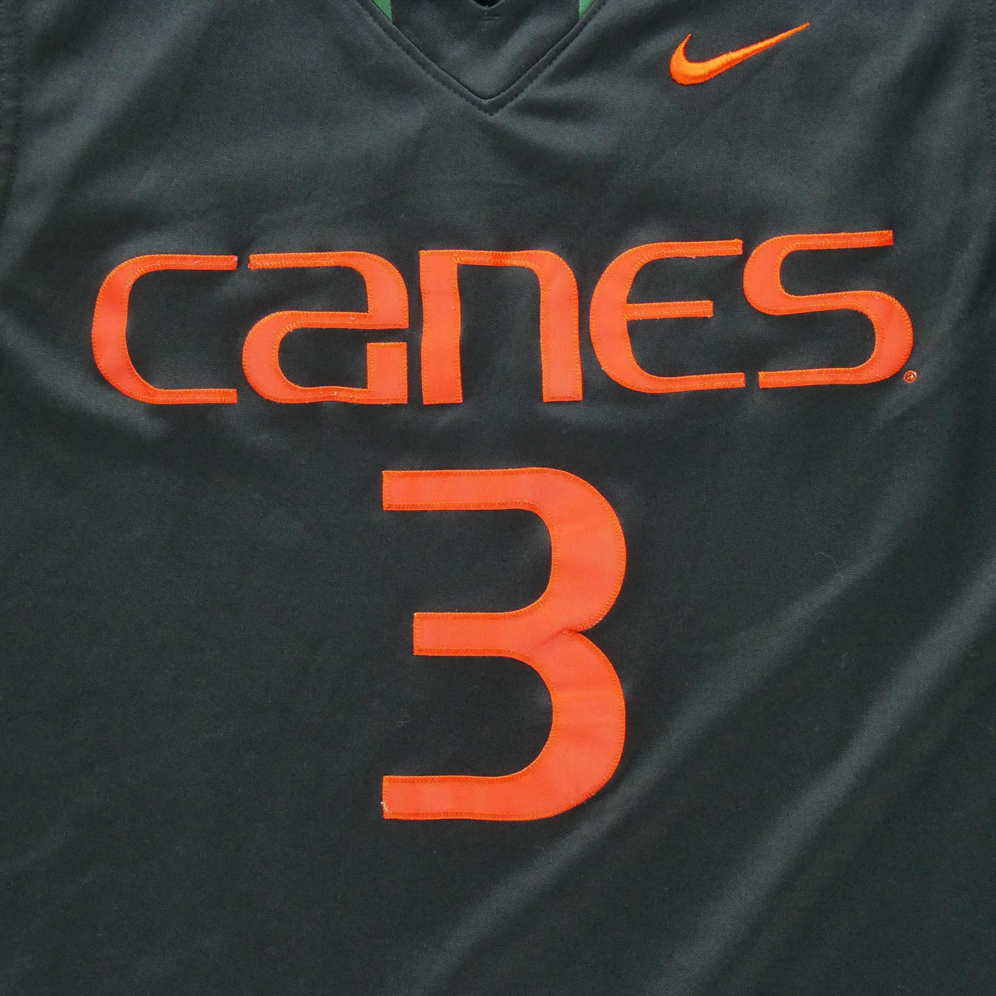 Maillot Homme NCAA Miami Noir 3