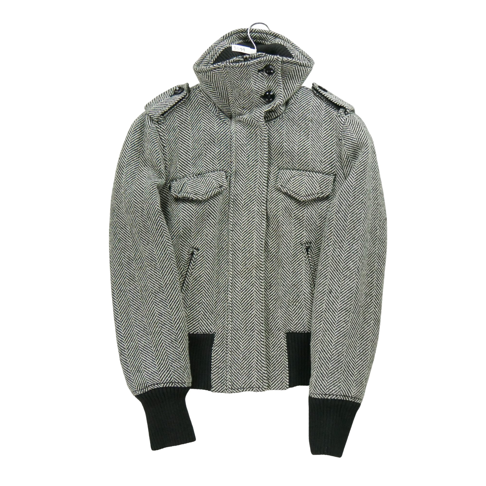 Blouson Femme  en laine Noir 1