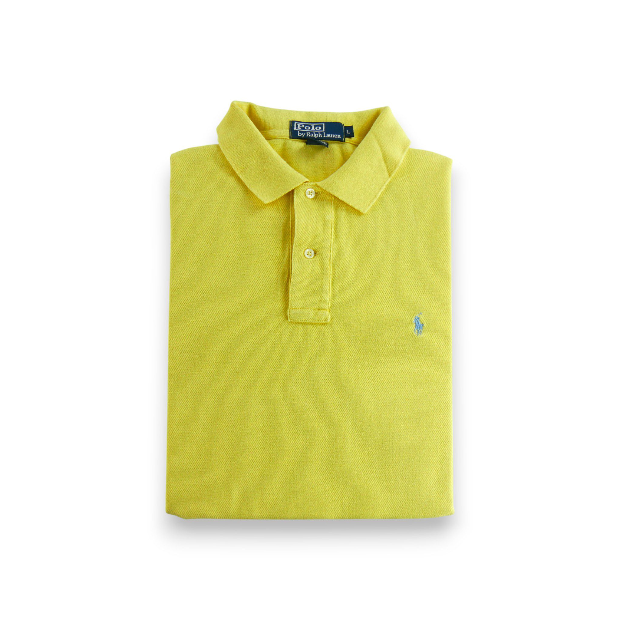 Polo manches courtes Homme  Jaune - Bon état