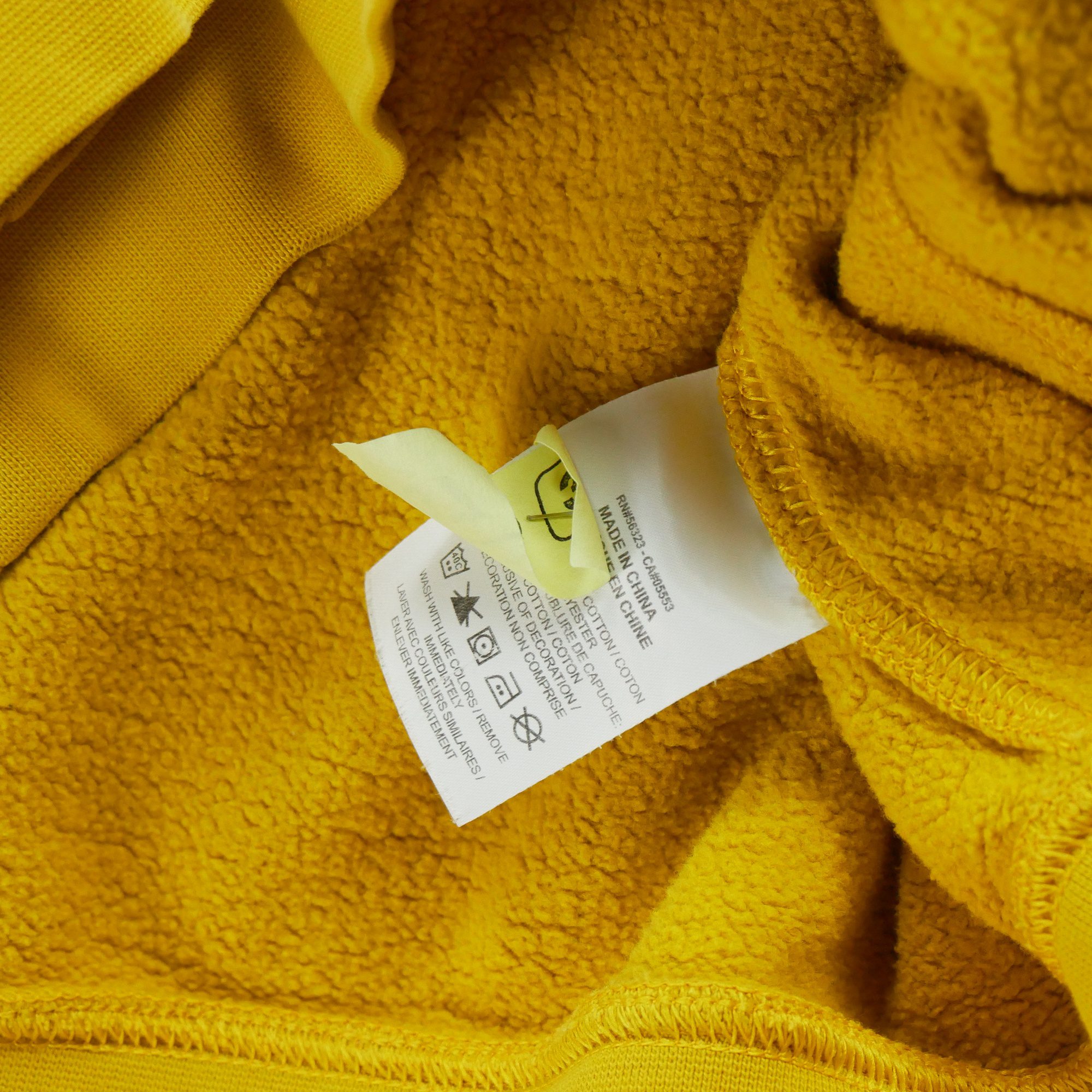 Sweat à capuche Homme  Jaune 8