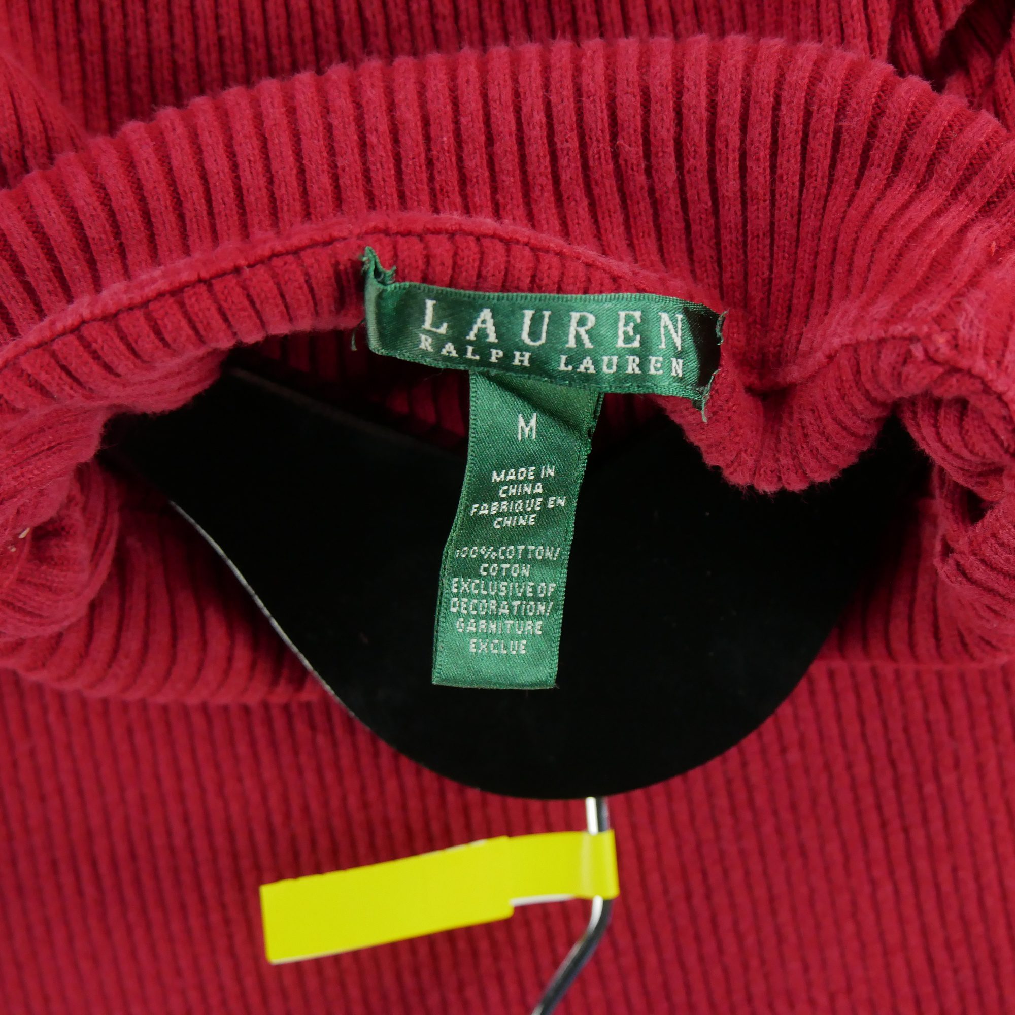 Pull Femme  col roulé Rouge 7