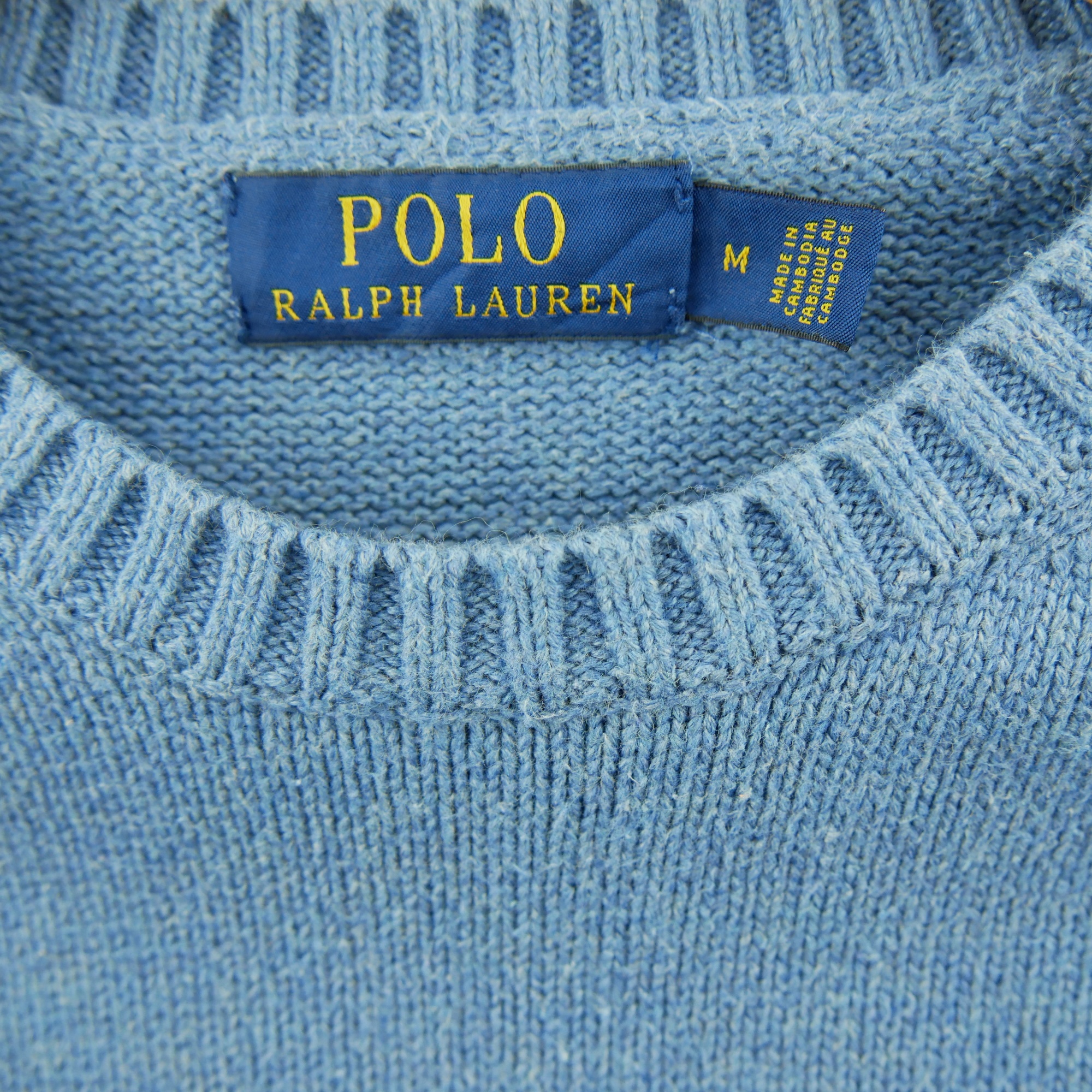Pull Homme  Crew Neck Bleu 5