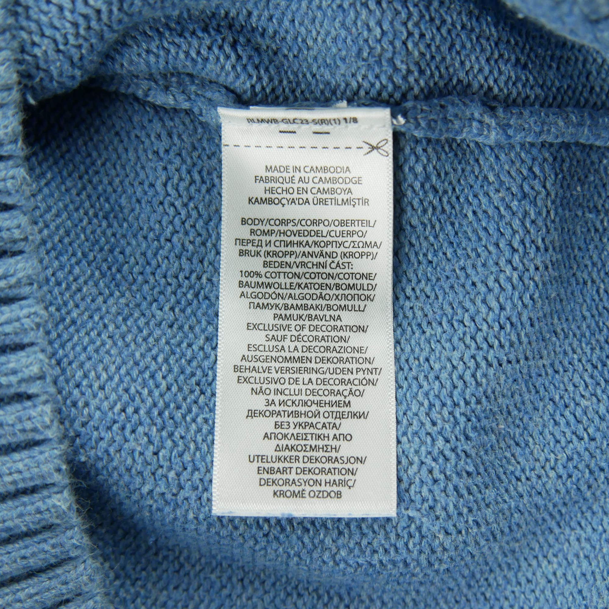 Pull Homme  Crew Neck Bleu 6