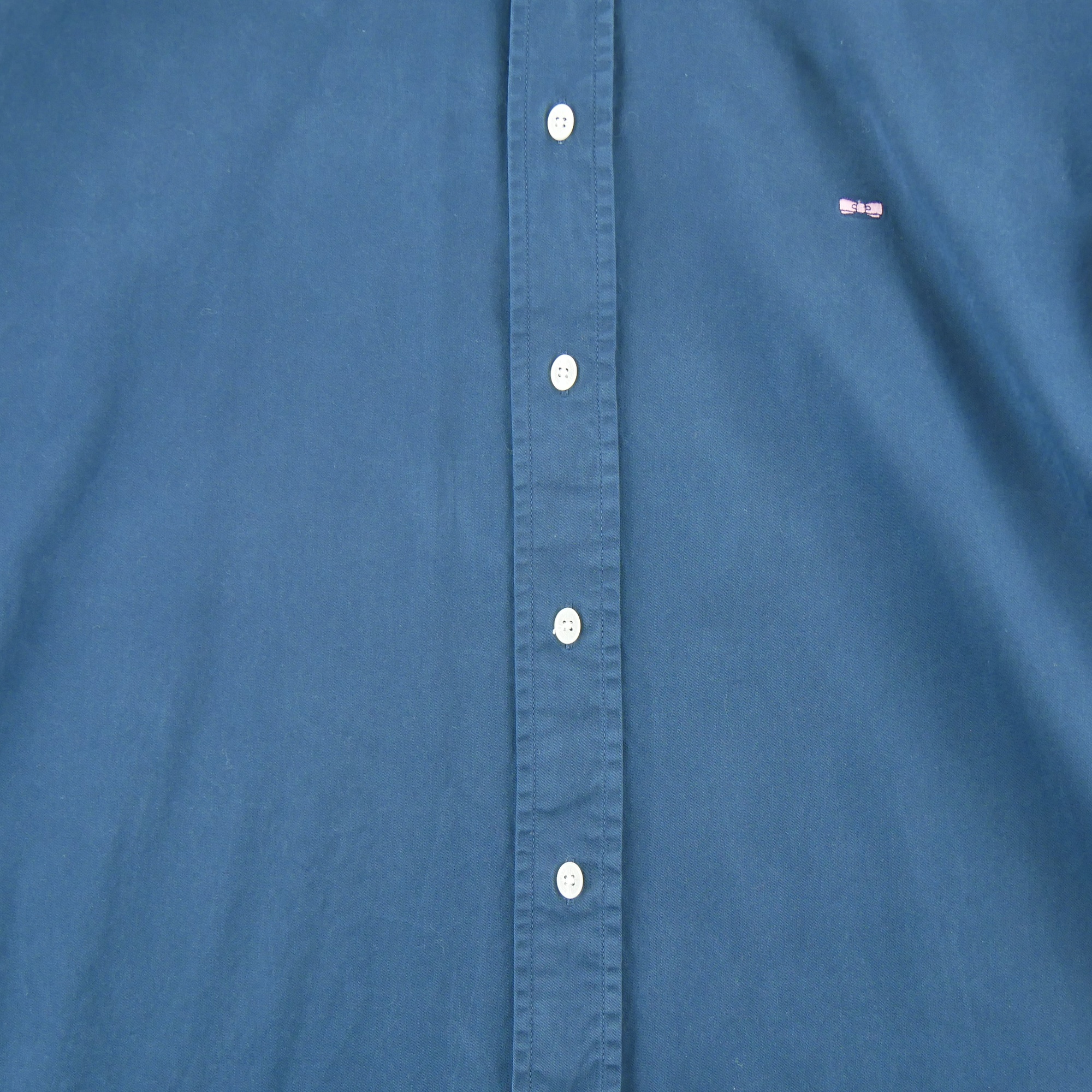Chemise classiques Homme uni Marine 3