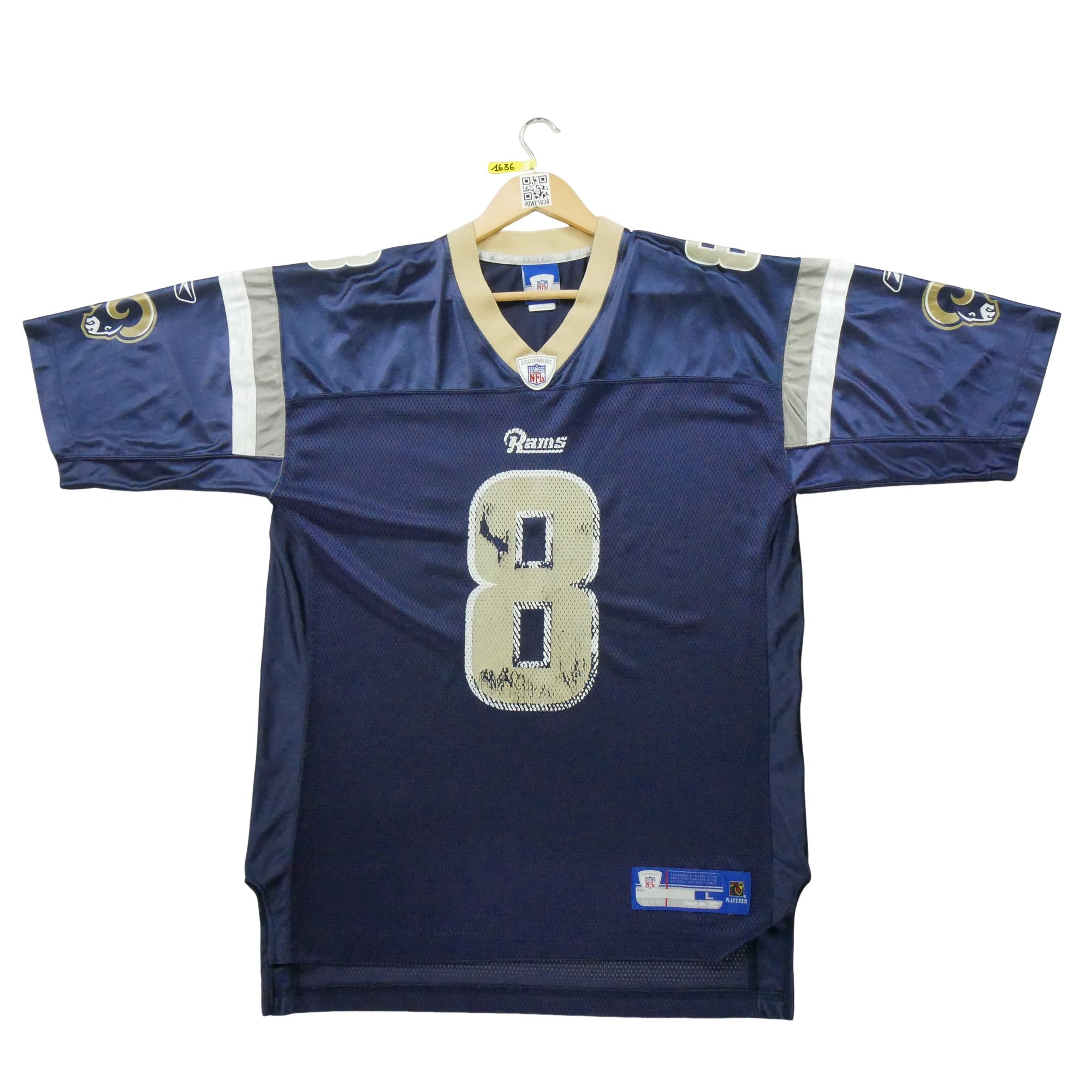 Maillot Homme NFL Los Angeles Rams Marine 3