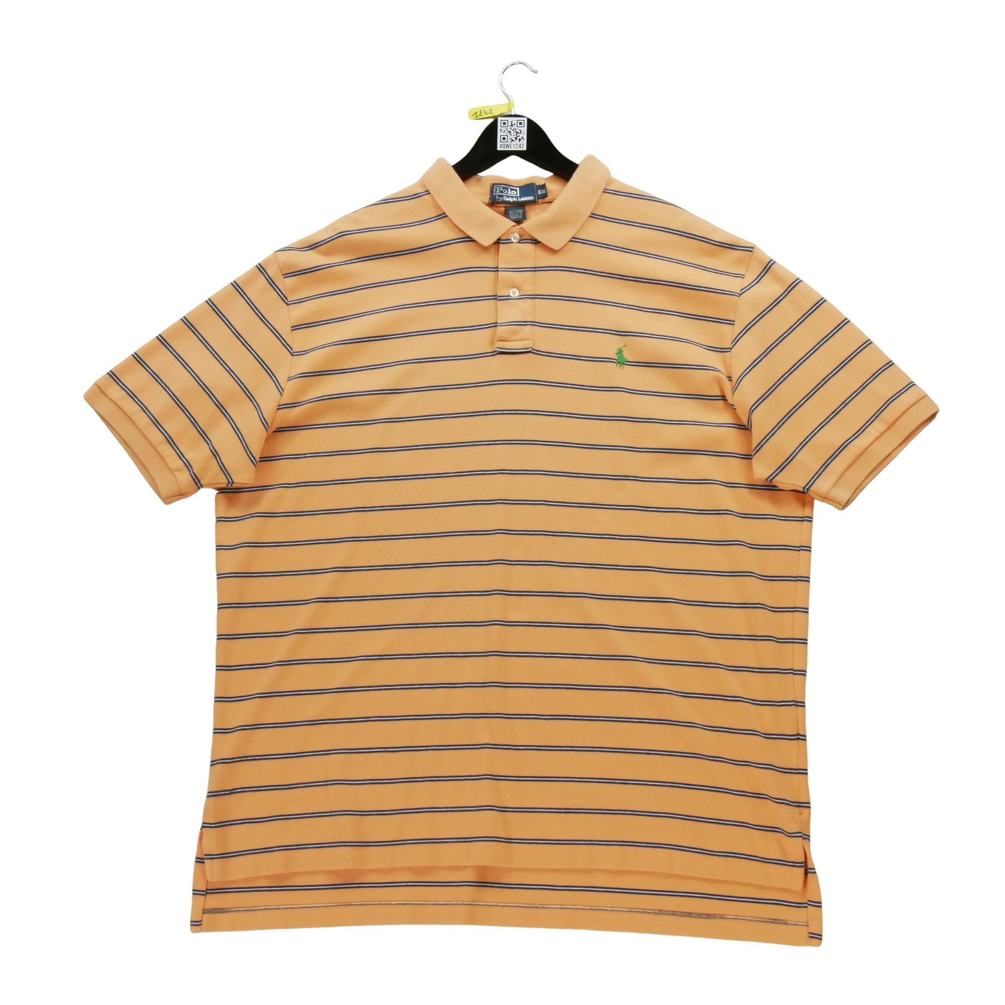 Polo manches courtes Homme  Orange 2