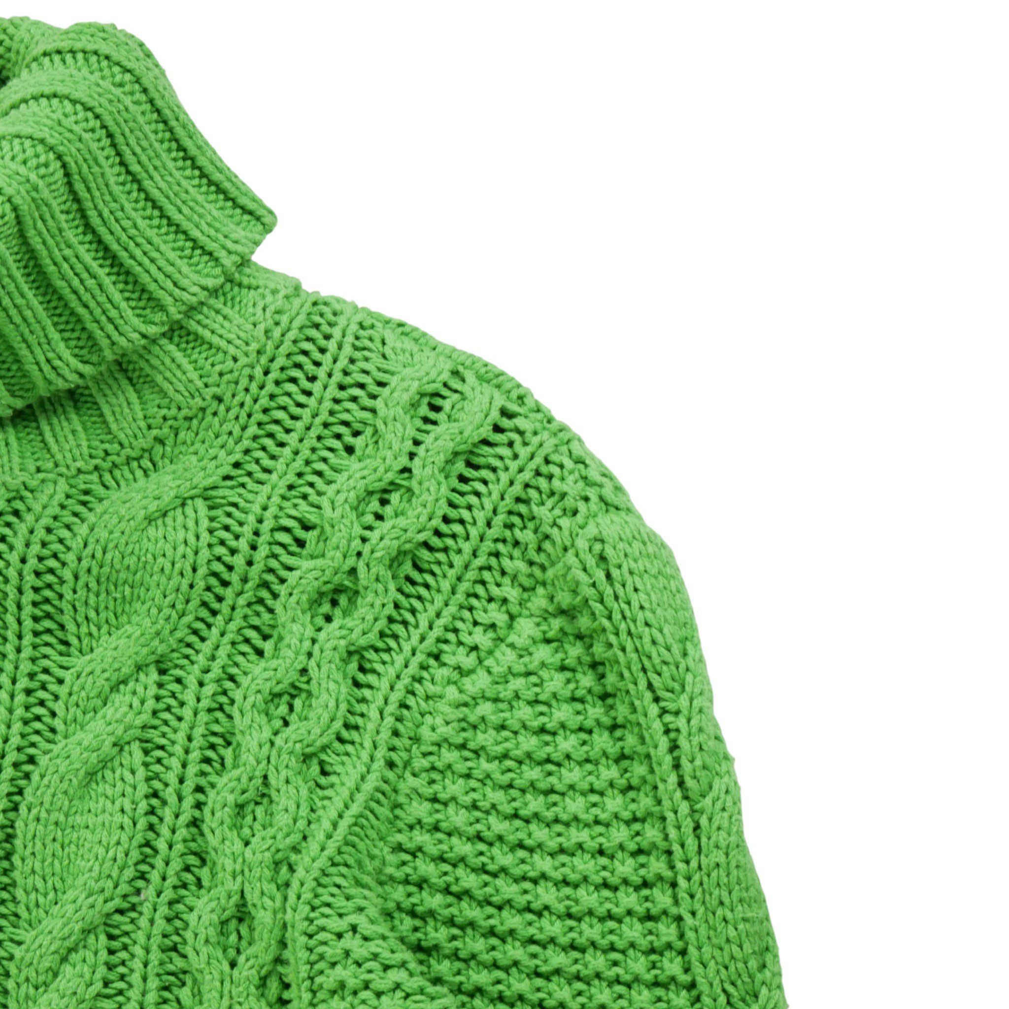 Pull Femme  col roulé Vert 3