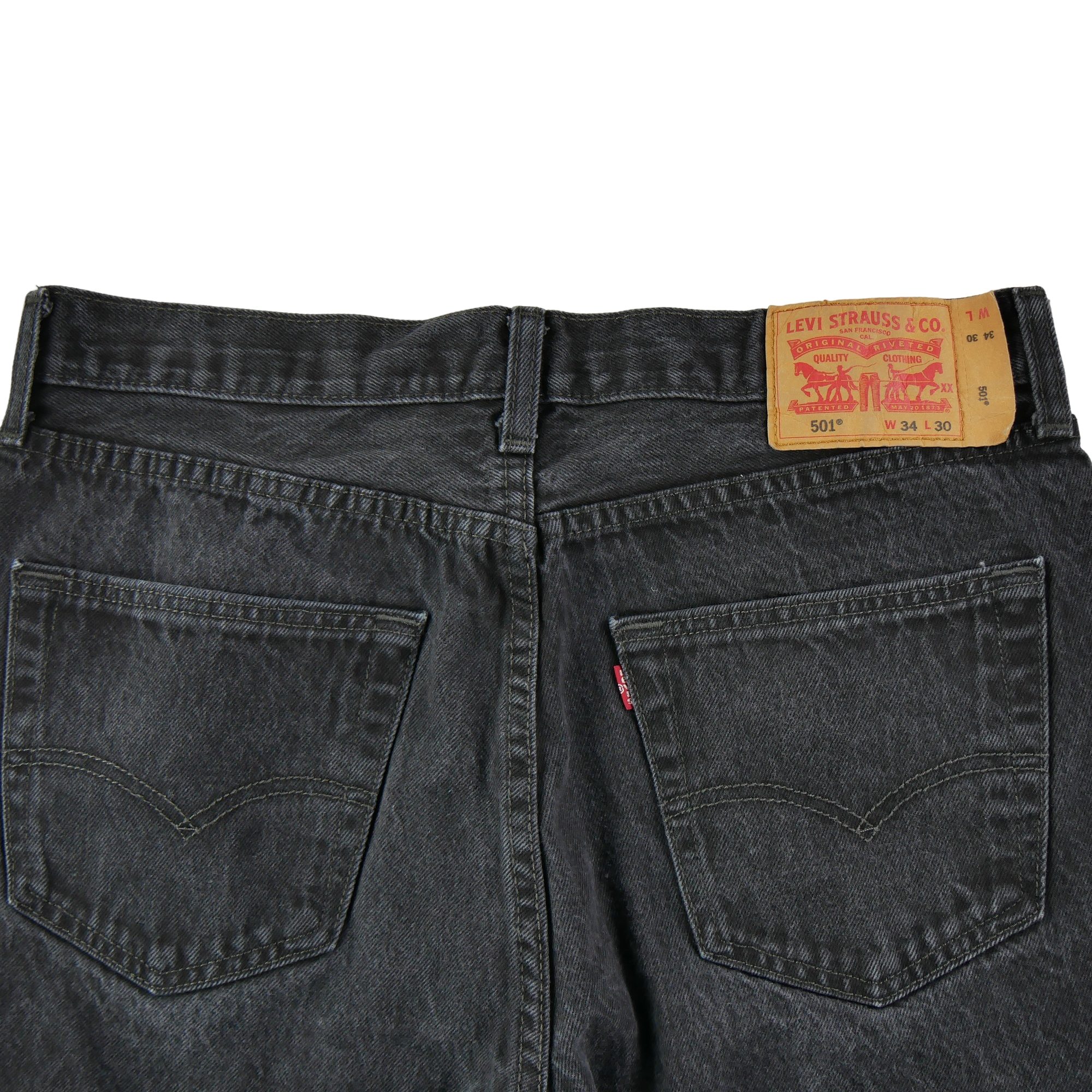 Jean Homme Levis 501 Noir 4