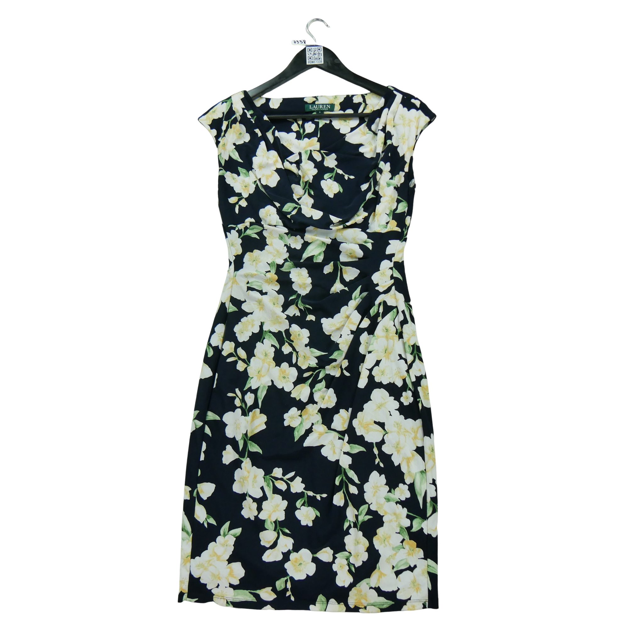 Robe Femme Floral-Print Marine 1