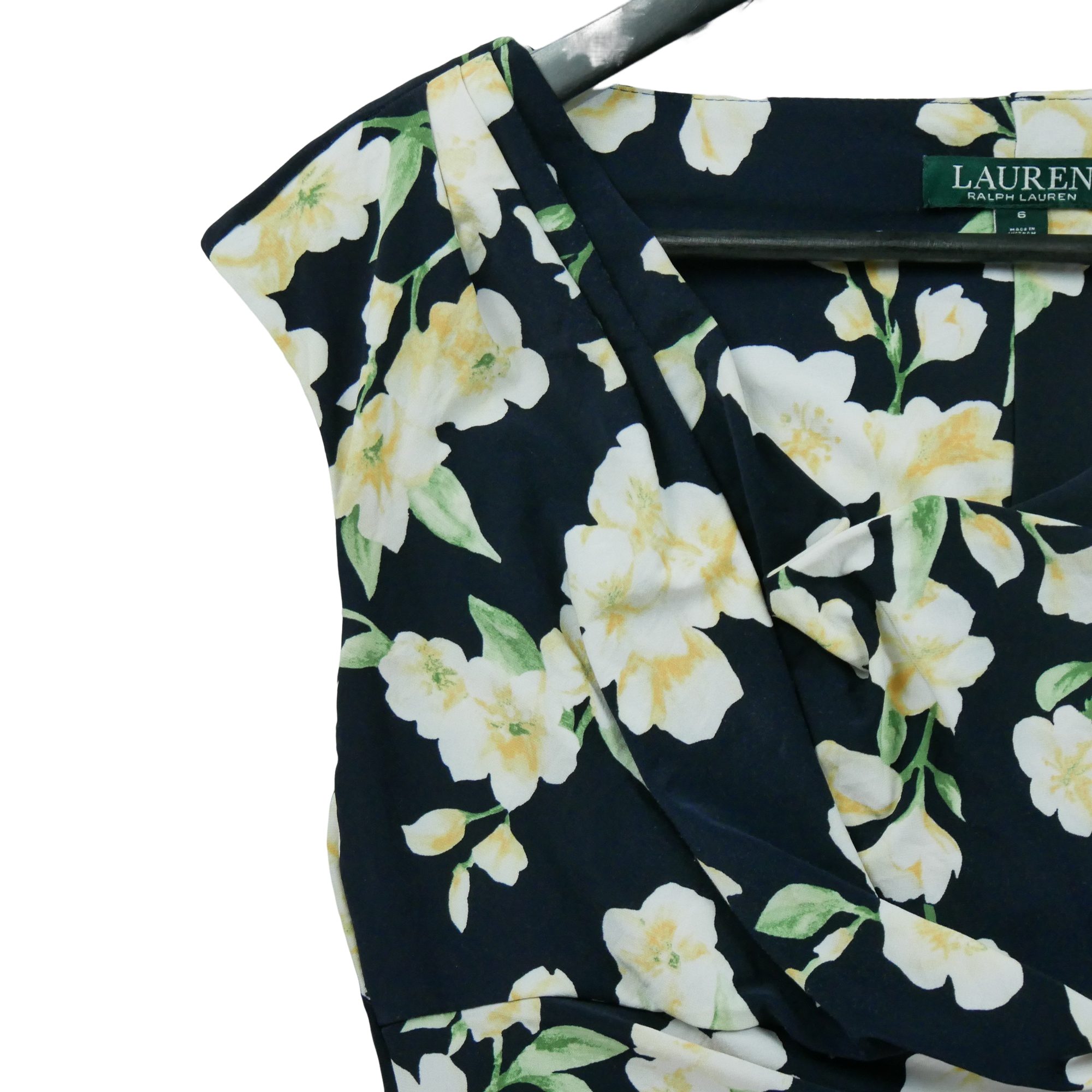 Robe Femme Floral-Print Marine 3