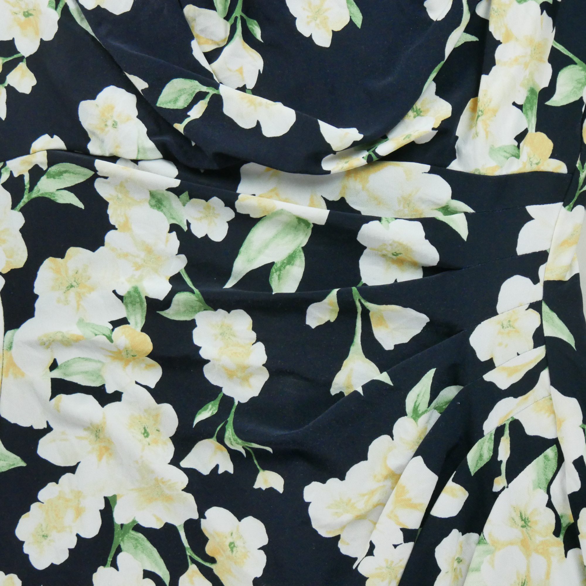 Robe Femme Floral-Print Marine 4