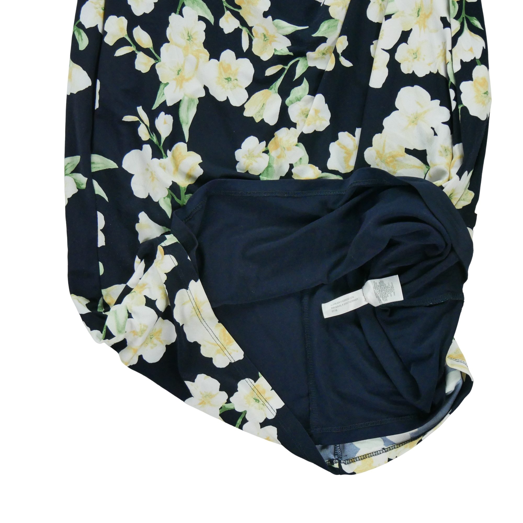 Robe Femme Floral-Print Marine 6