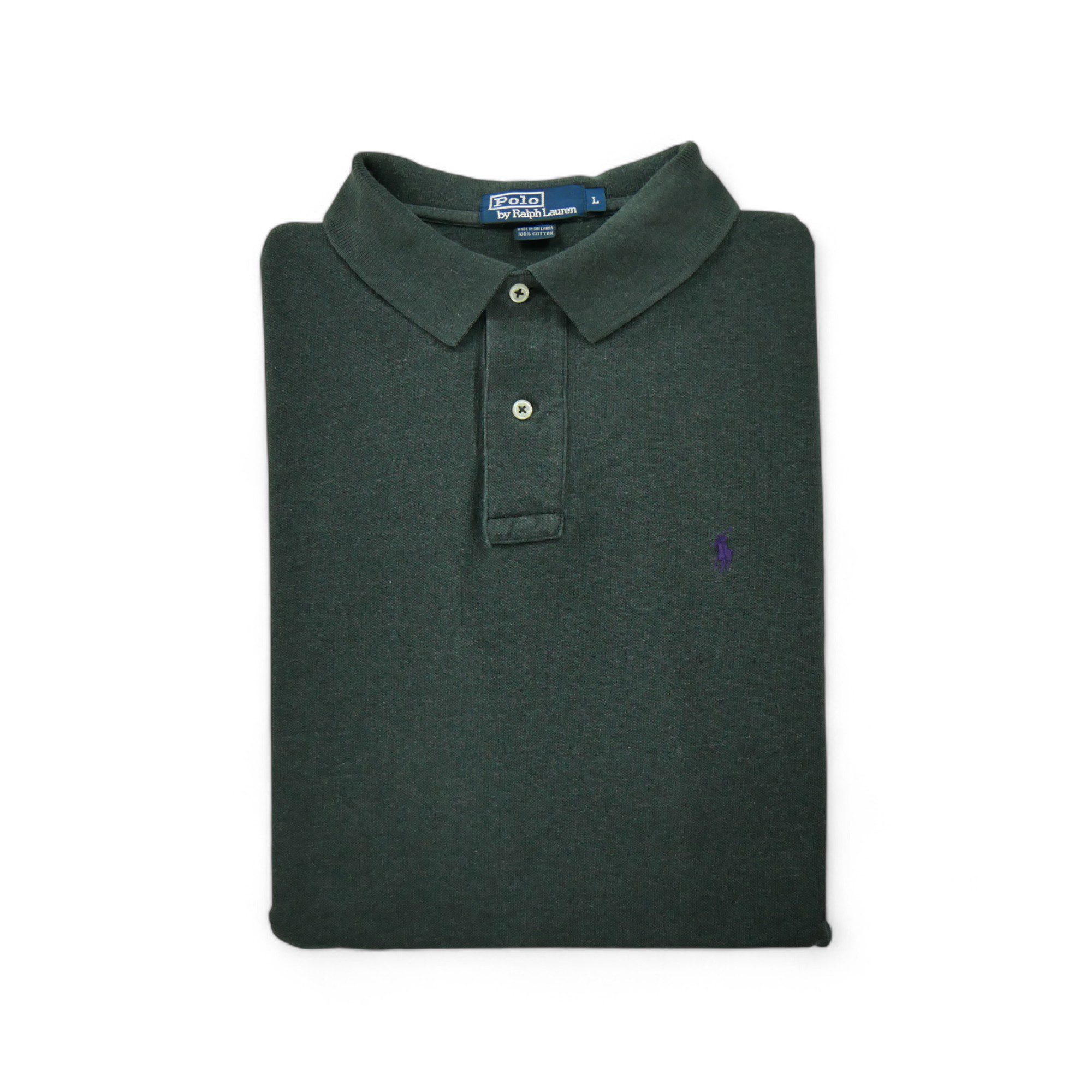 Polo manches longues Homme  Gris 1