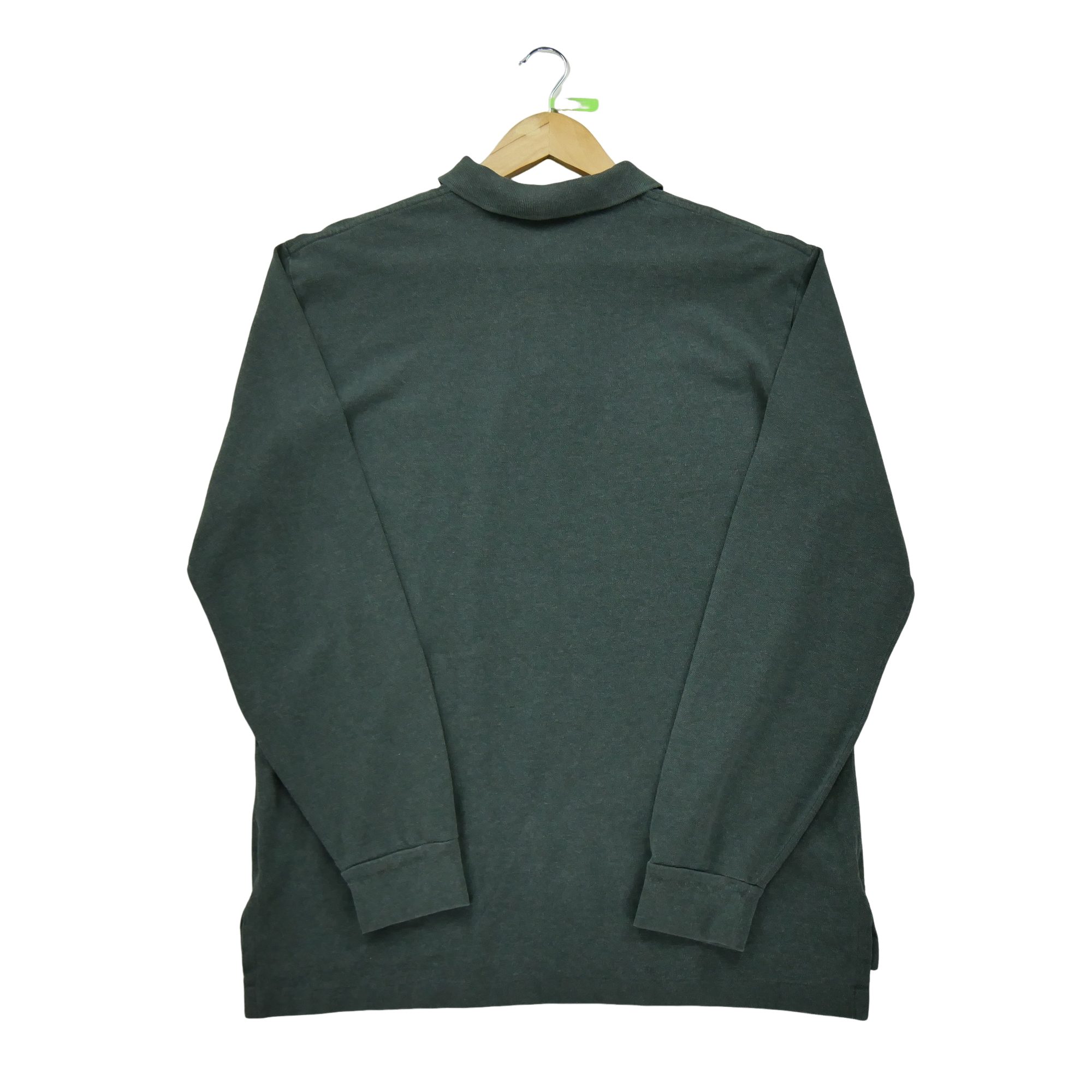 Polo manches longues Homme  Gris 3