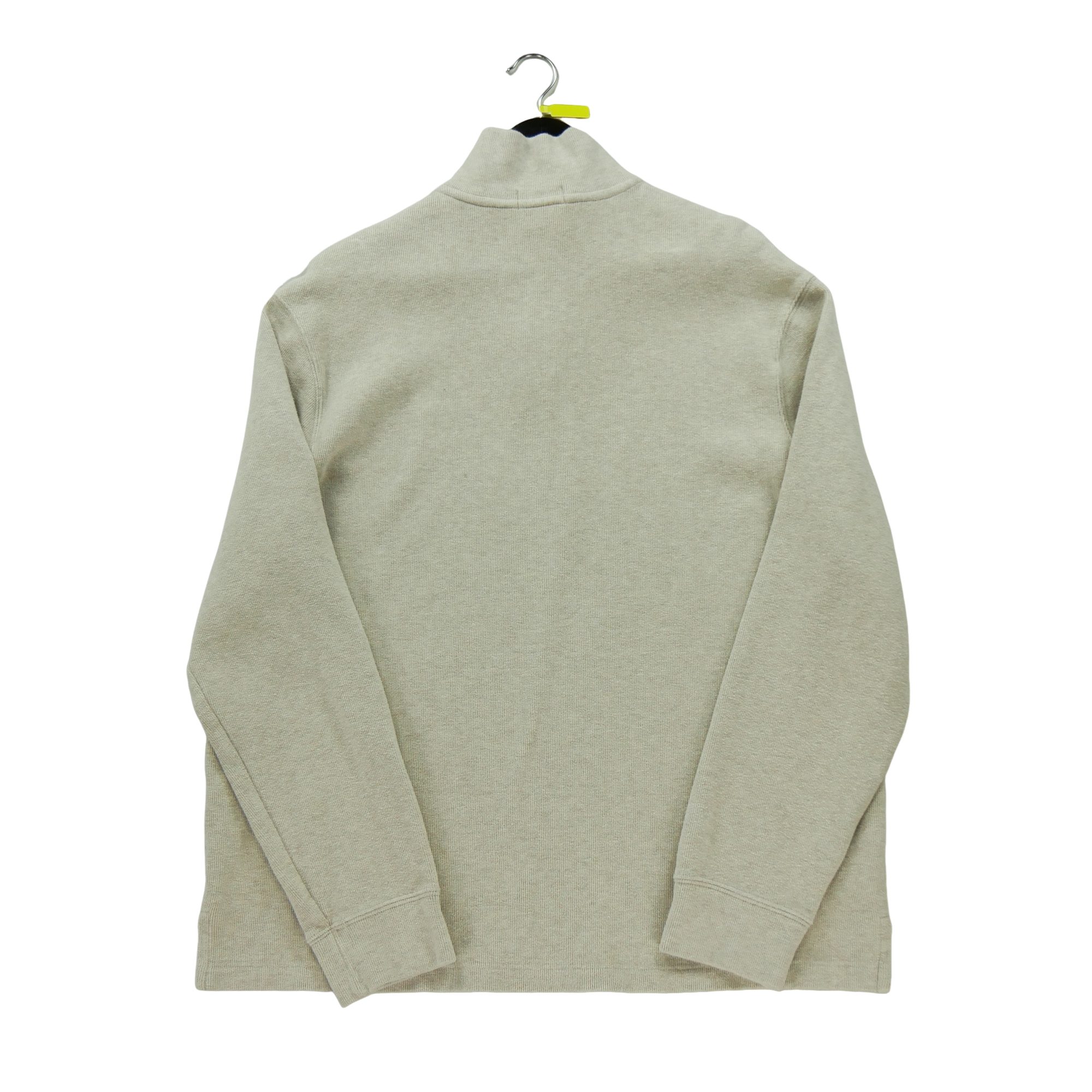 Pull Homme  demi-zippé Beige 2