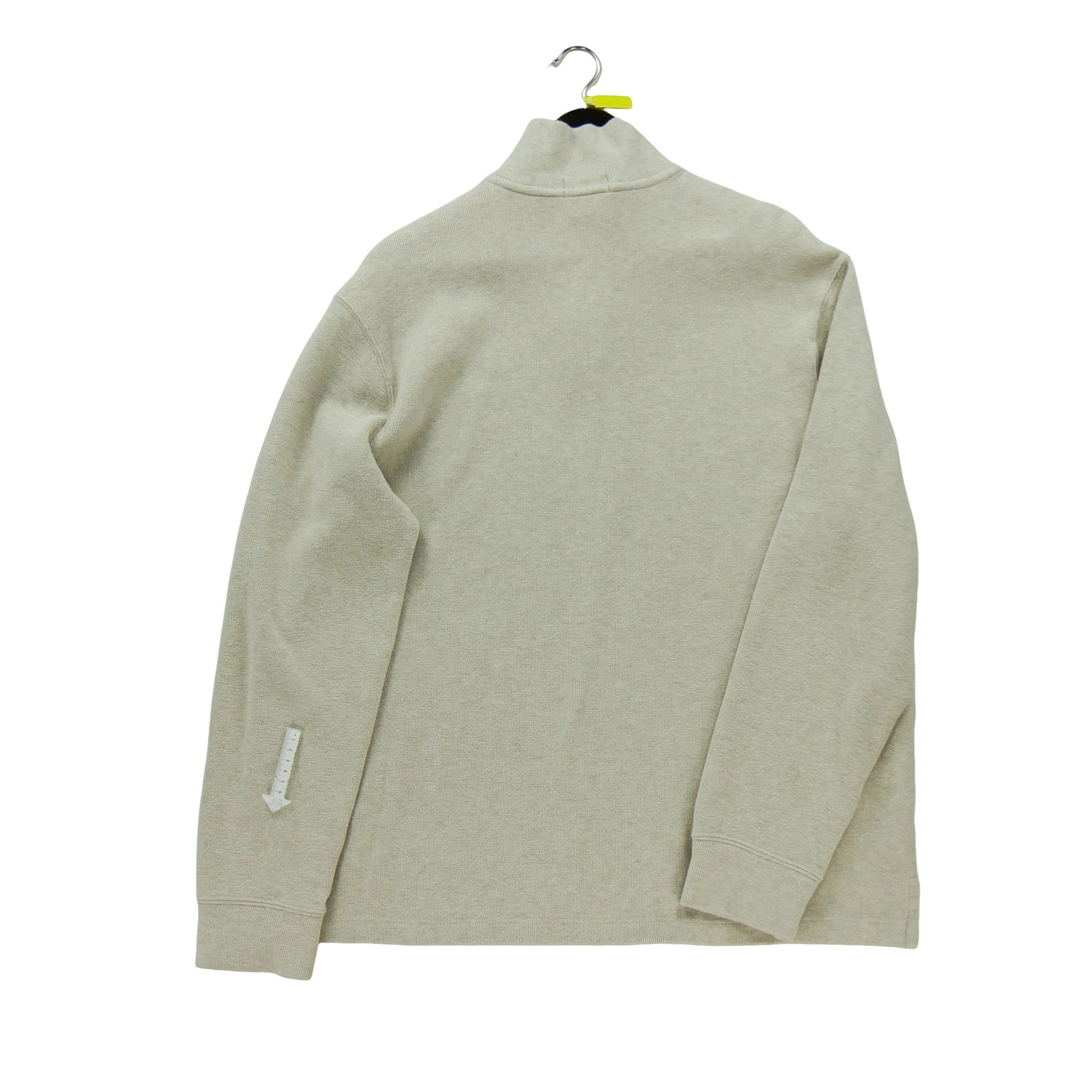 Pull Homme  demi-zippé Beige 6