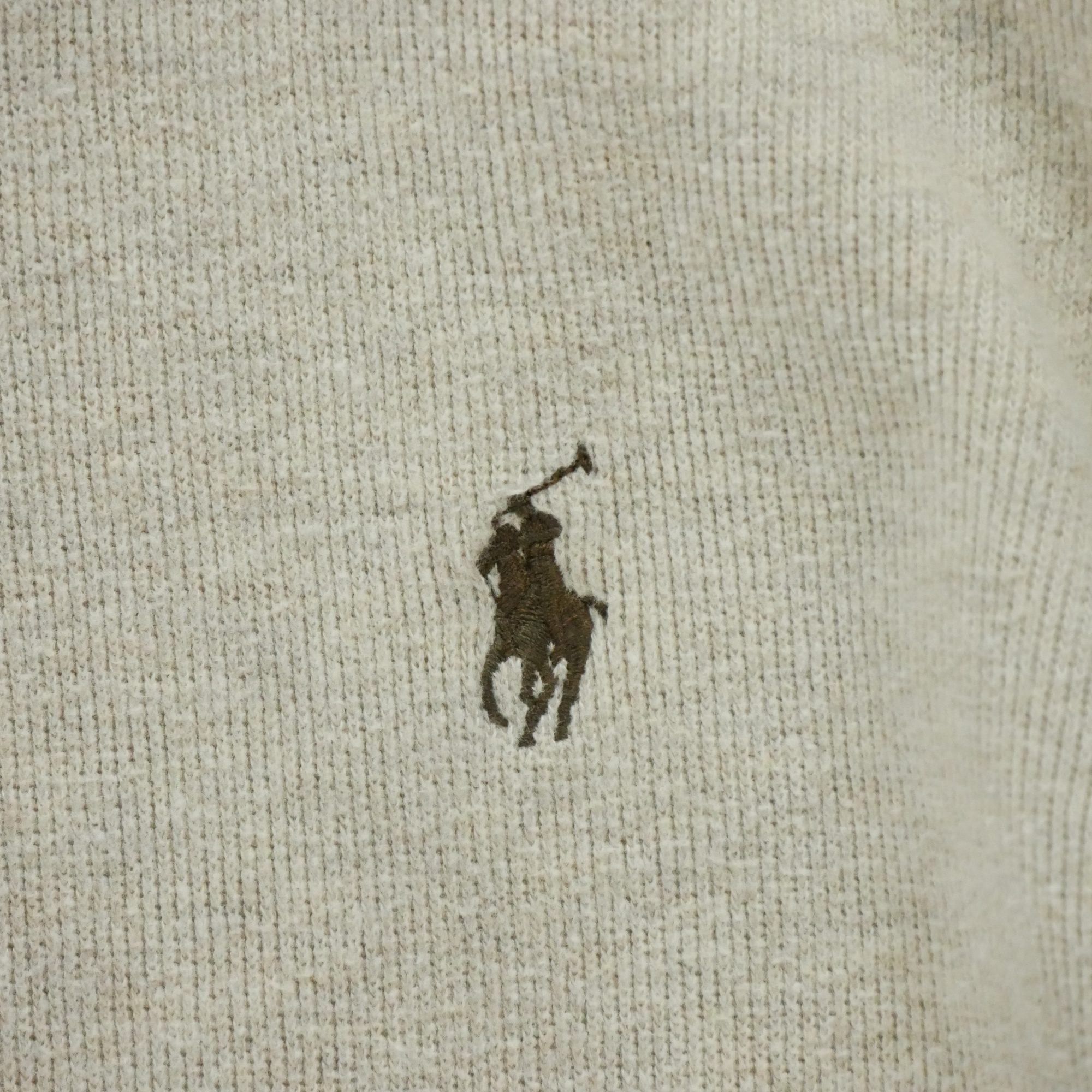 Pull Homme  demi-zippé Beige 8