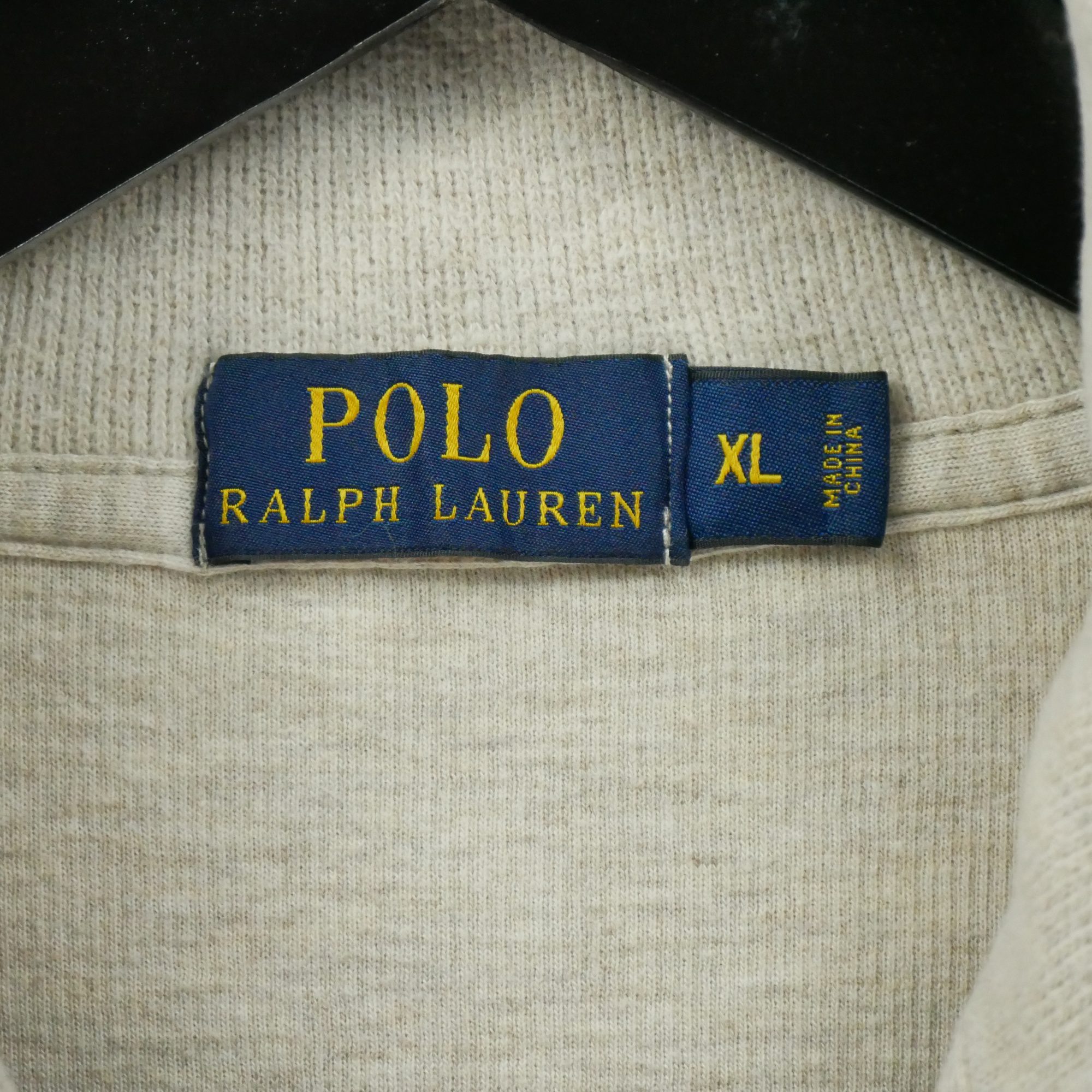 Pull Homme  demi-zippé Beige 9