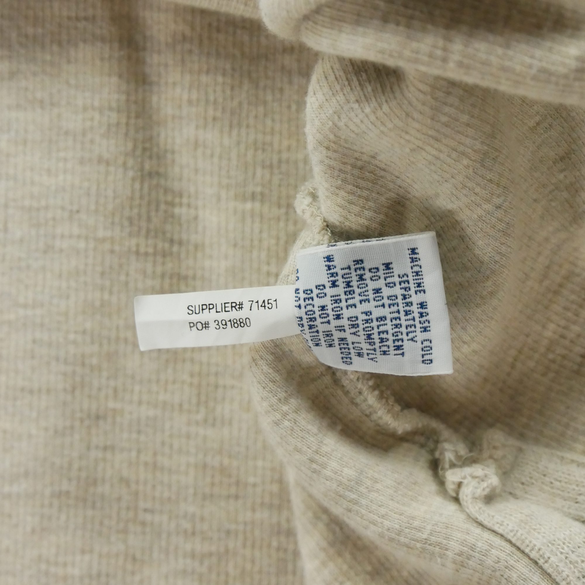 Pull Homme  demi-zippé Beige 10