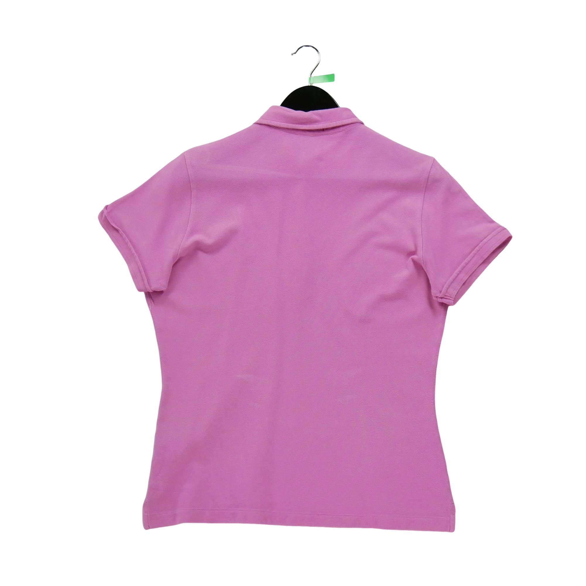 Polo manches courtes Femme  Rose 3