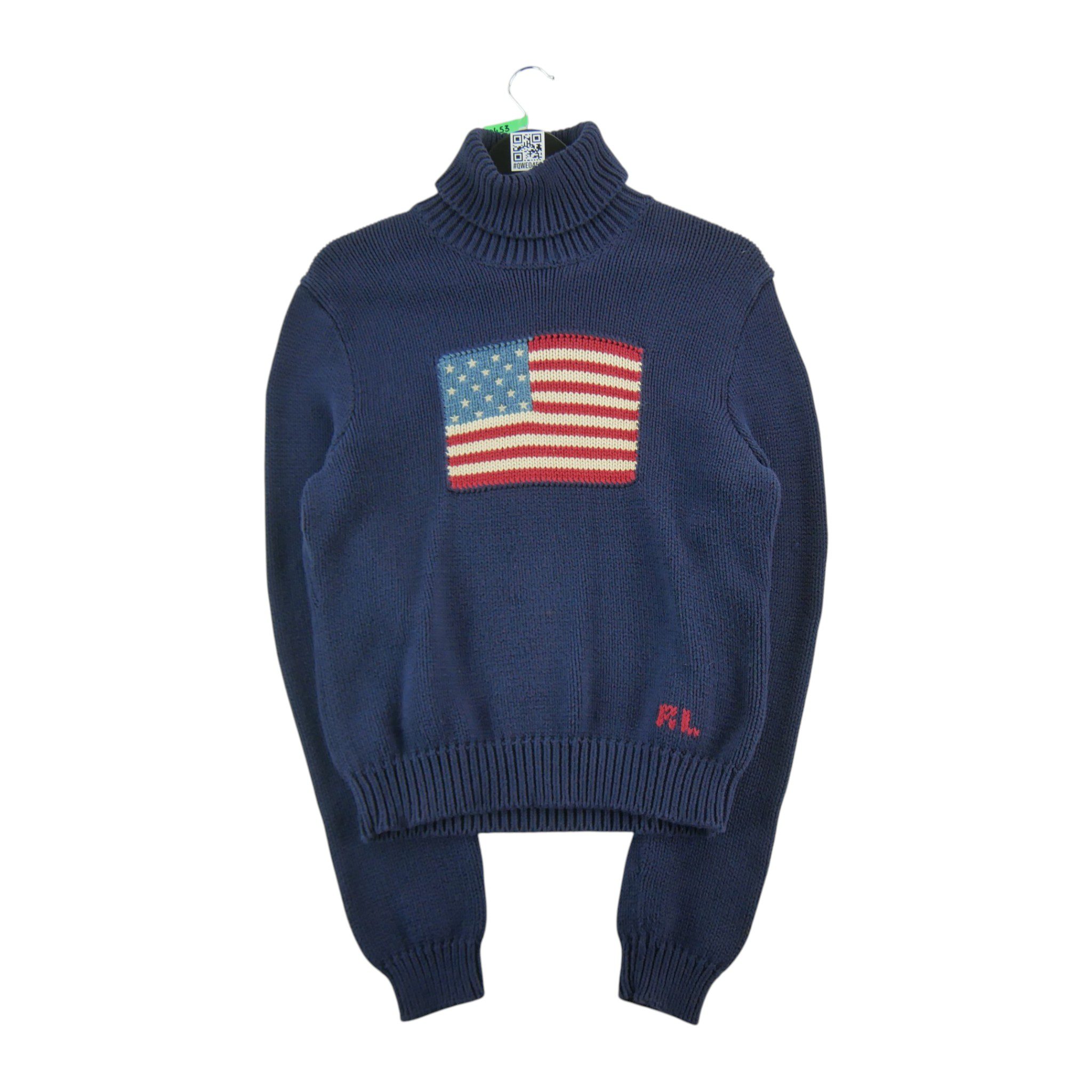 Pull Femme  USA Flag RL Marine 1