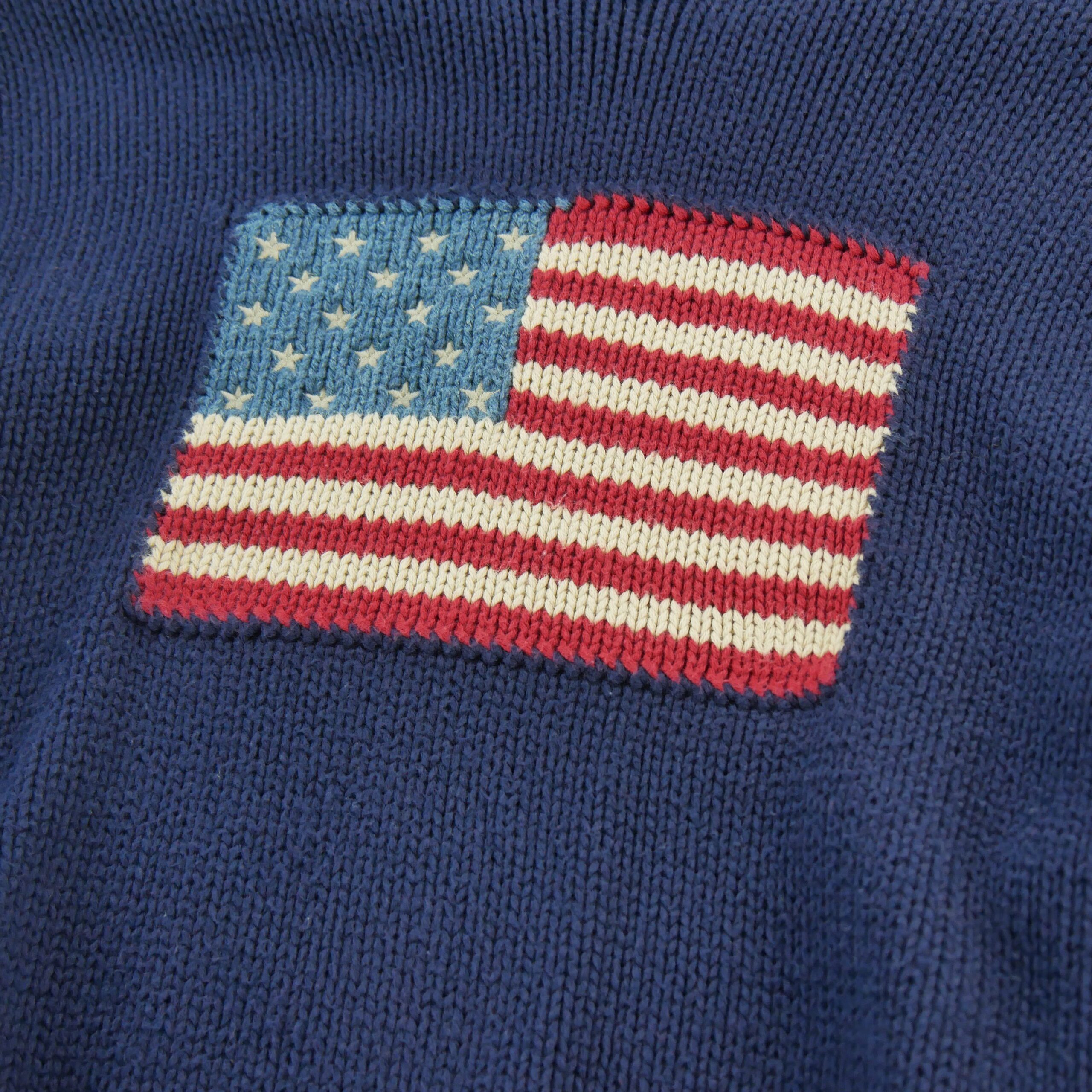 Pull Femme  USA Flag RL Marine 5