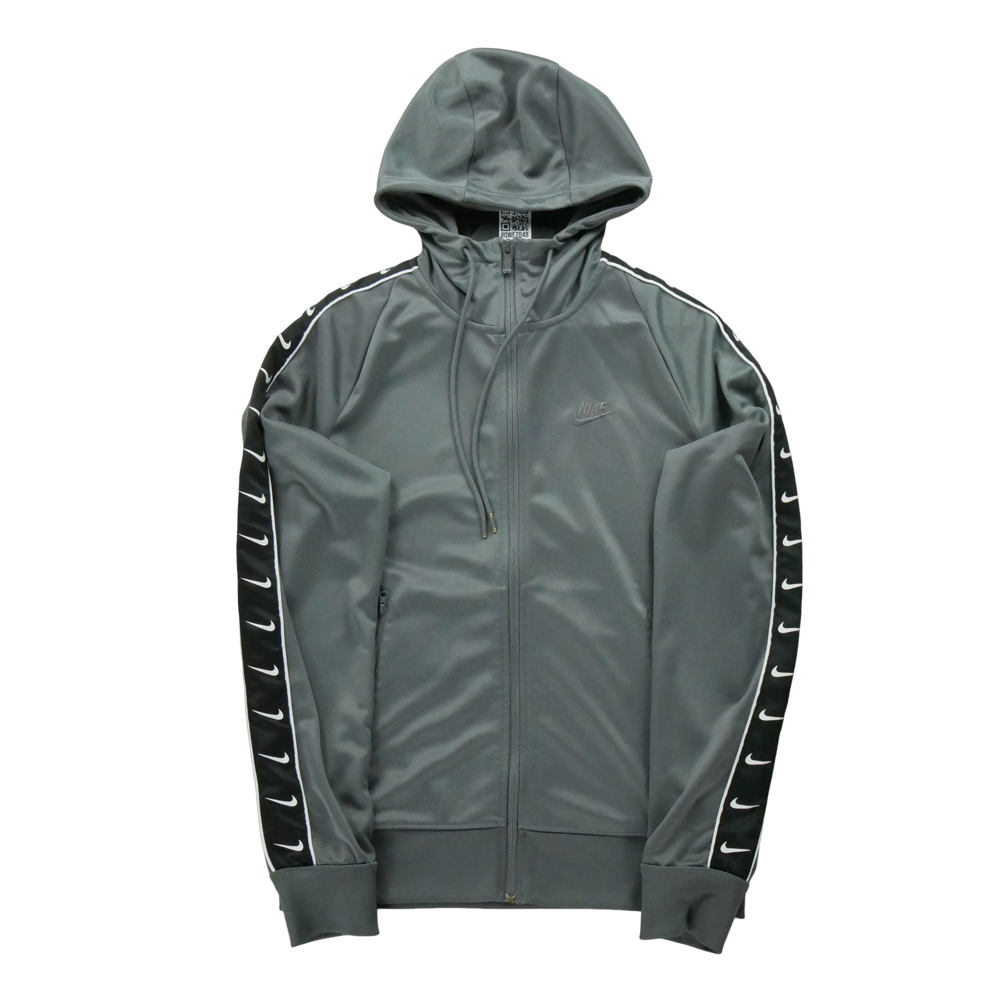 Sweat à capuche Homme  full zip Gris 1