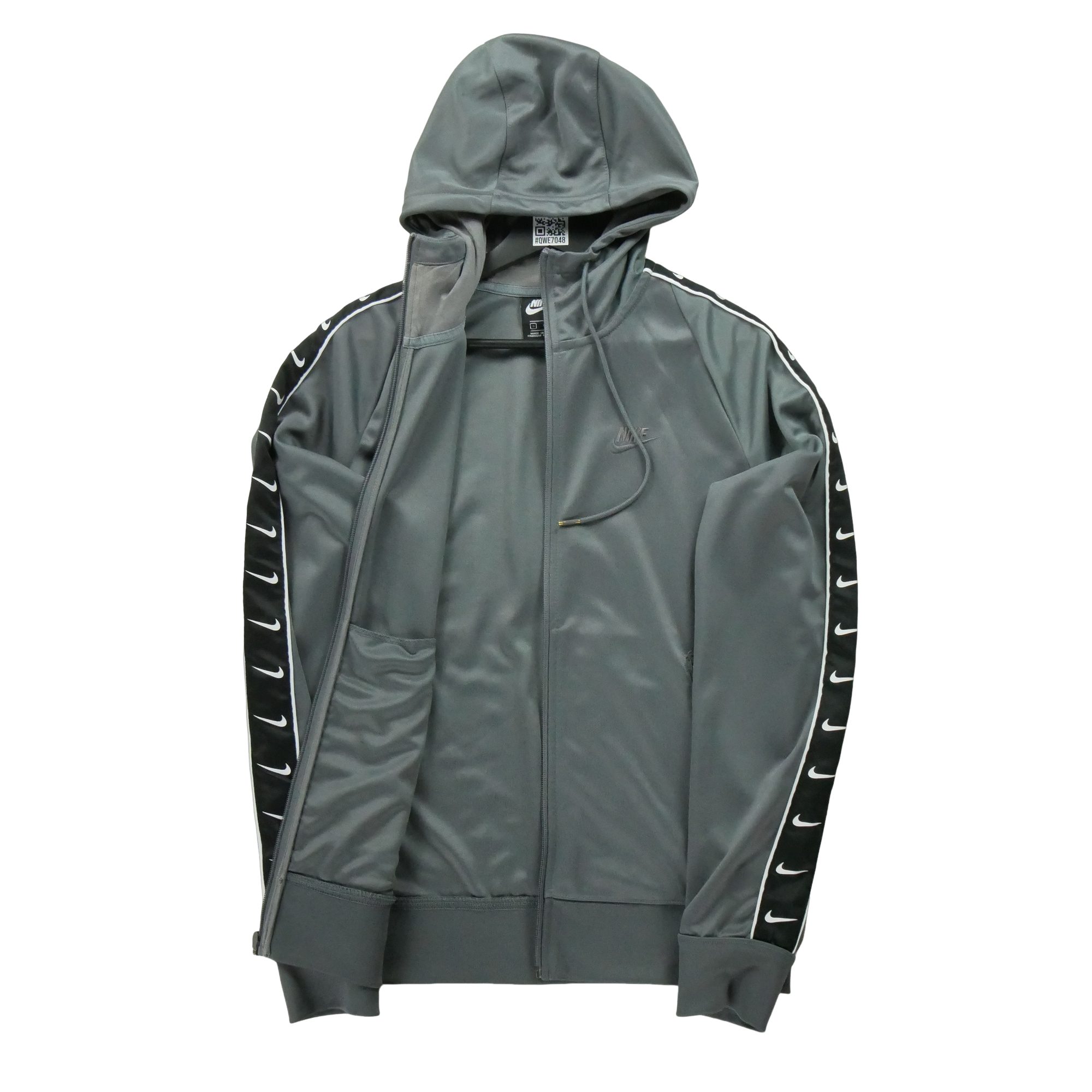 Sweat à capuche Homme  full zip Gris 3