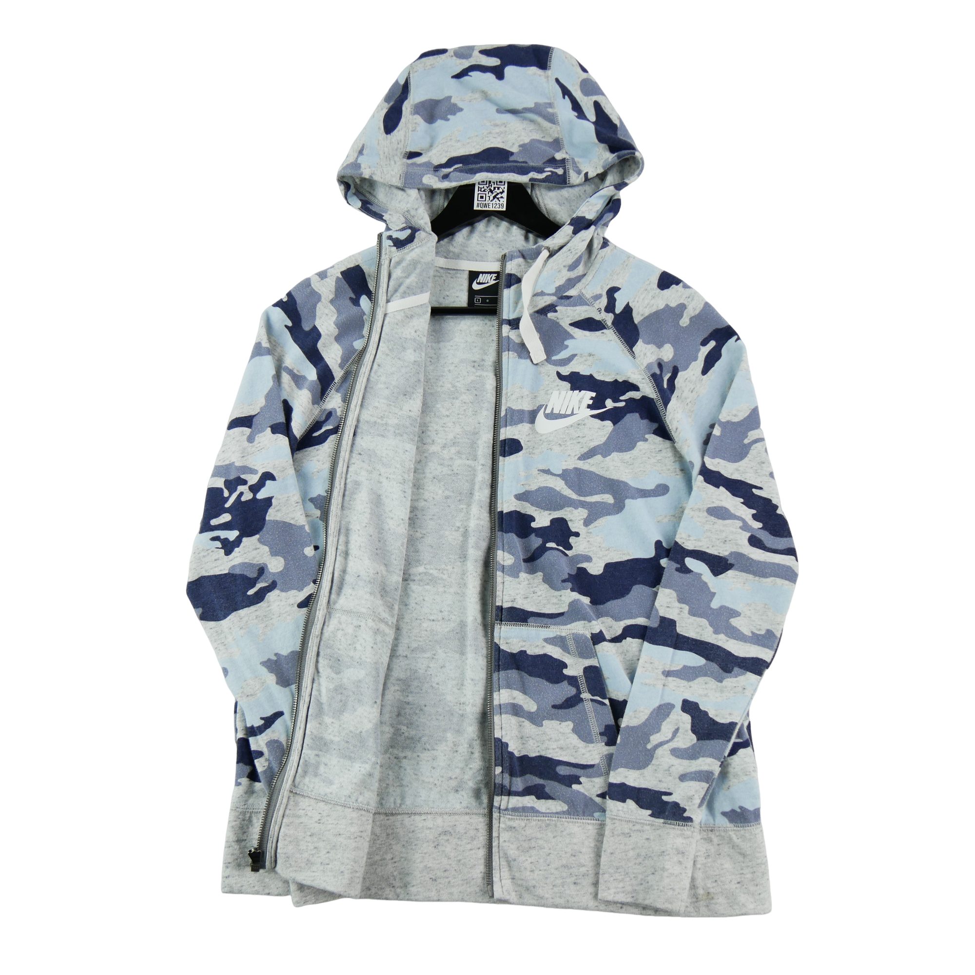 Veste Homme  full zip Gris 3