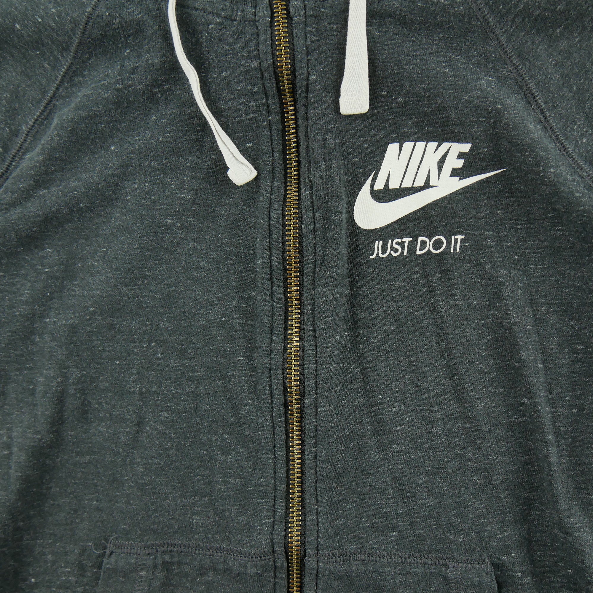 Sweat à capuche Femme  full zip Gris 4