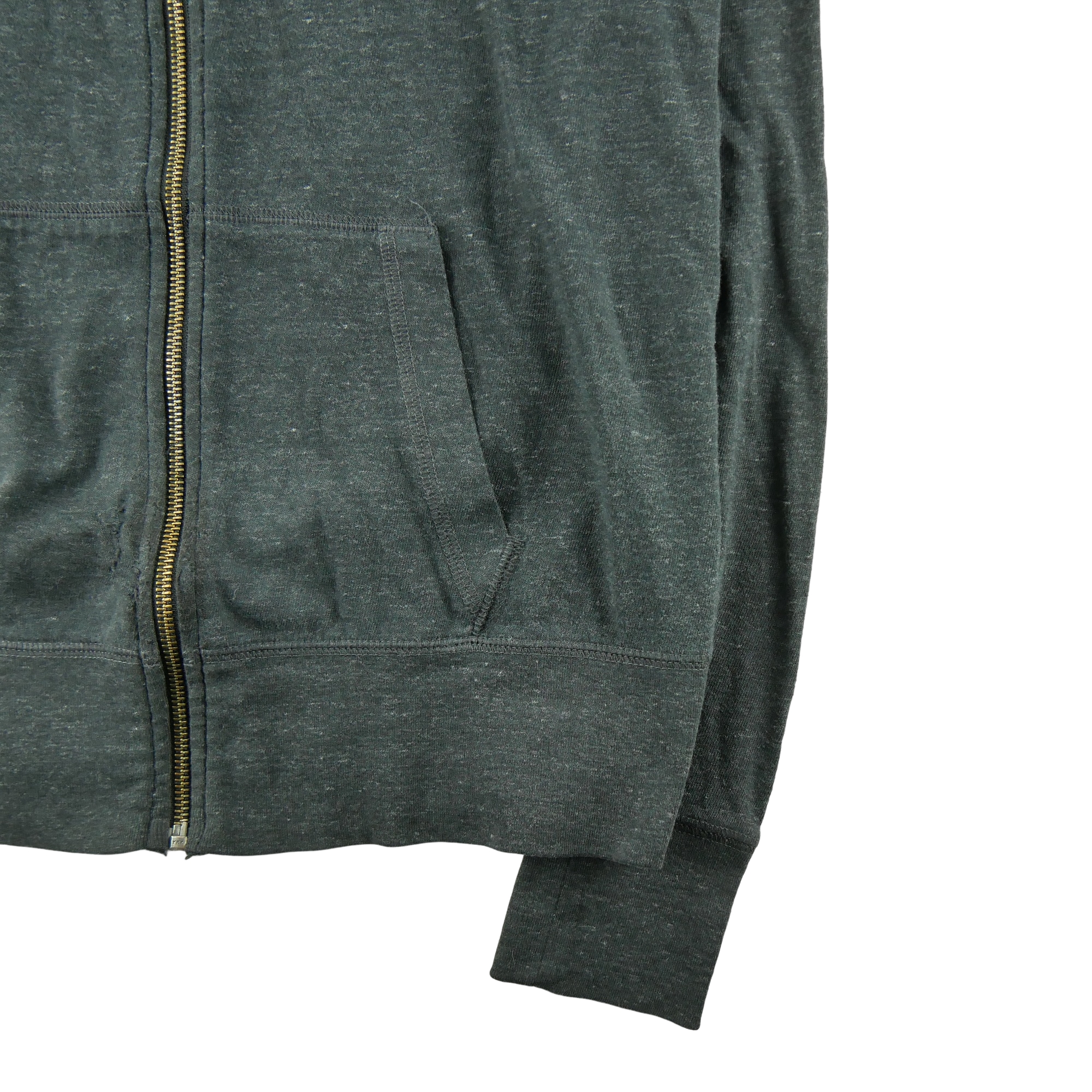 Sweat à capuche Femme  full zip Gris 5