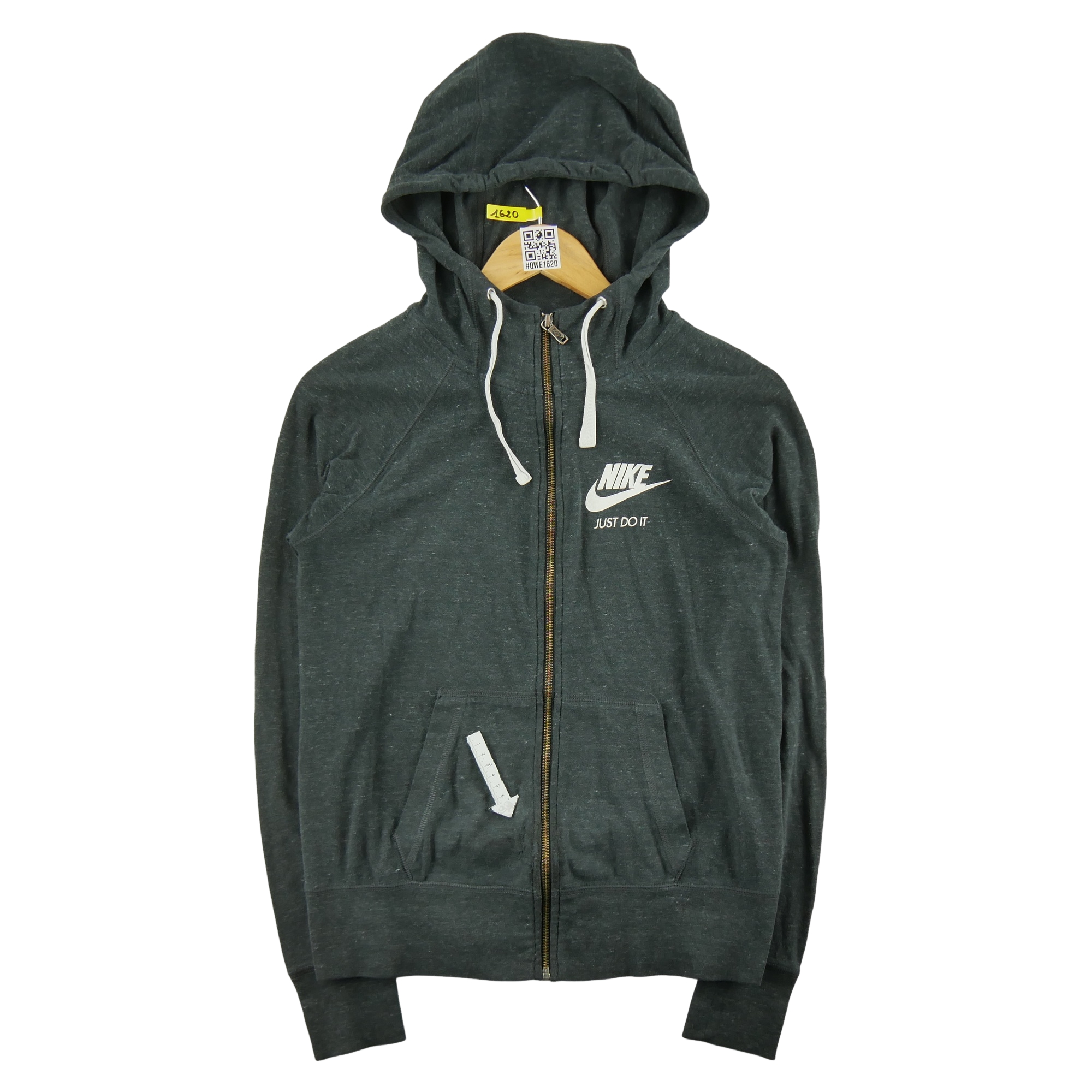 Sweat à capuche Femme  full zip Gris 6