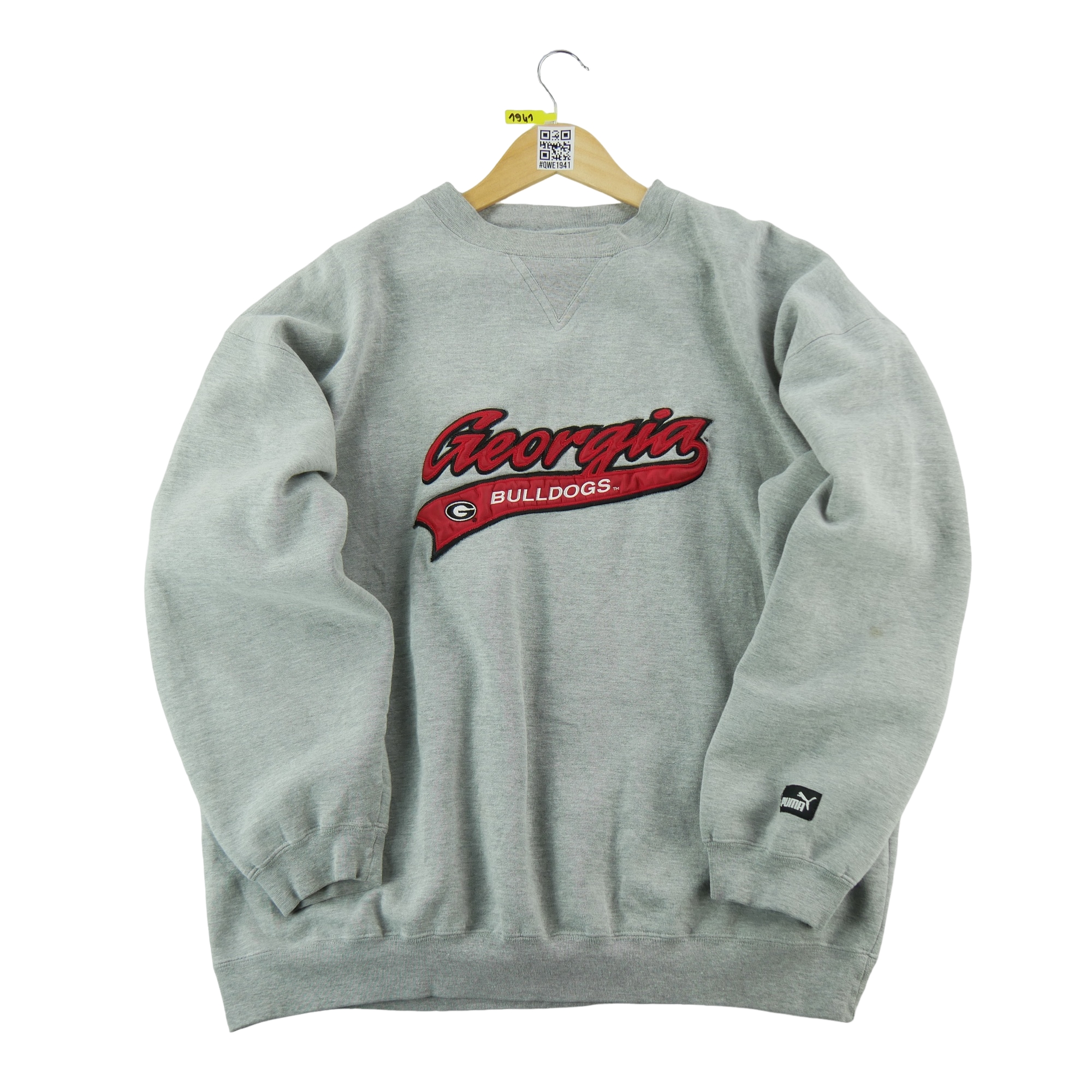 Pull Homme  Georgia Bulldogs NCAA Gris 1