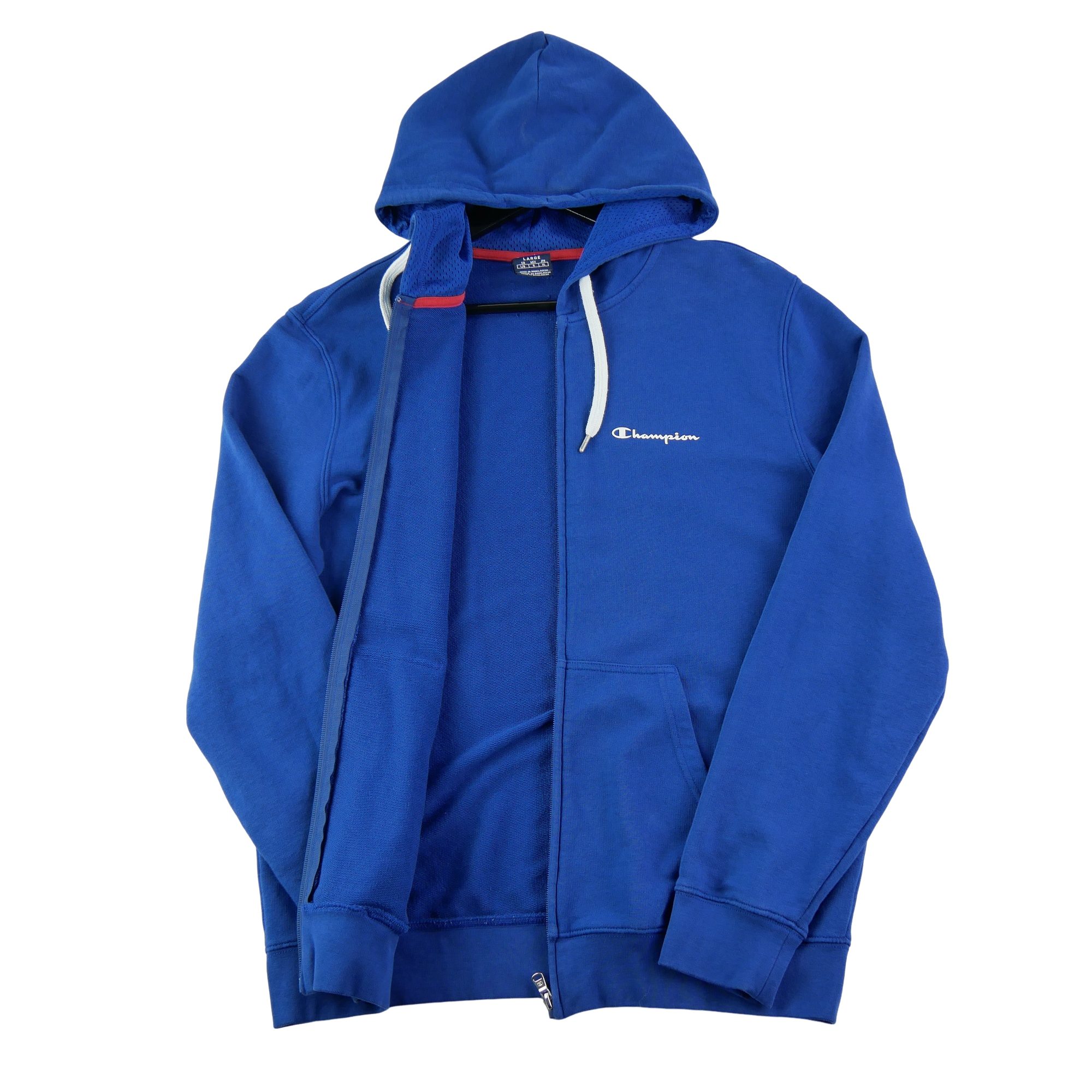 Sweat à capuche Homme  full zip Bleu 3