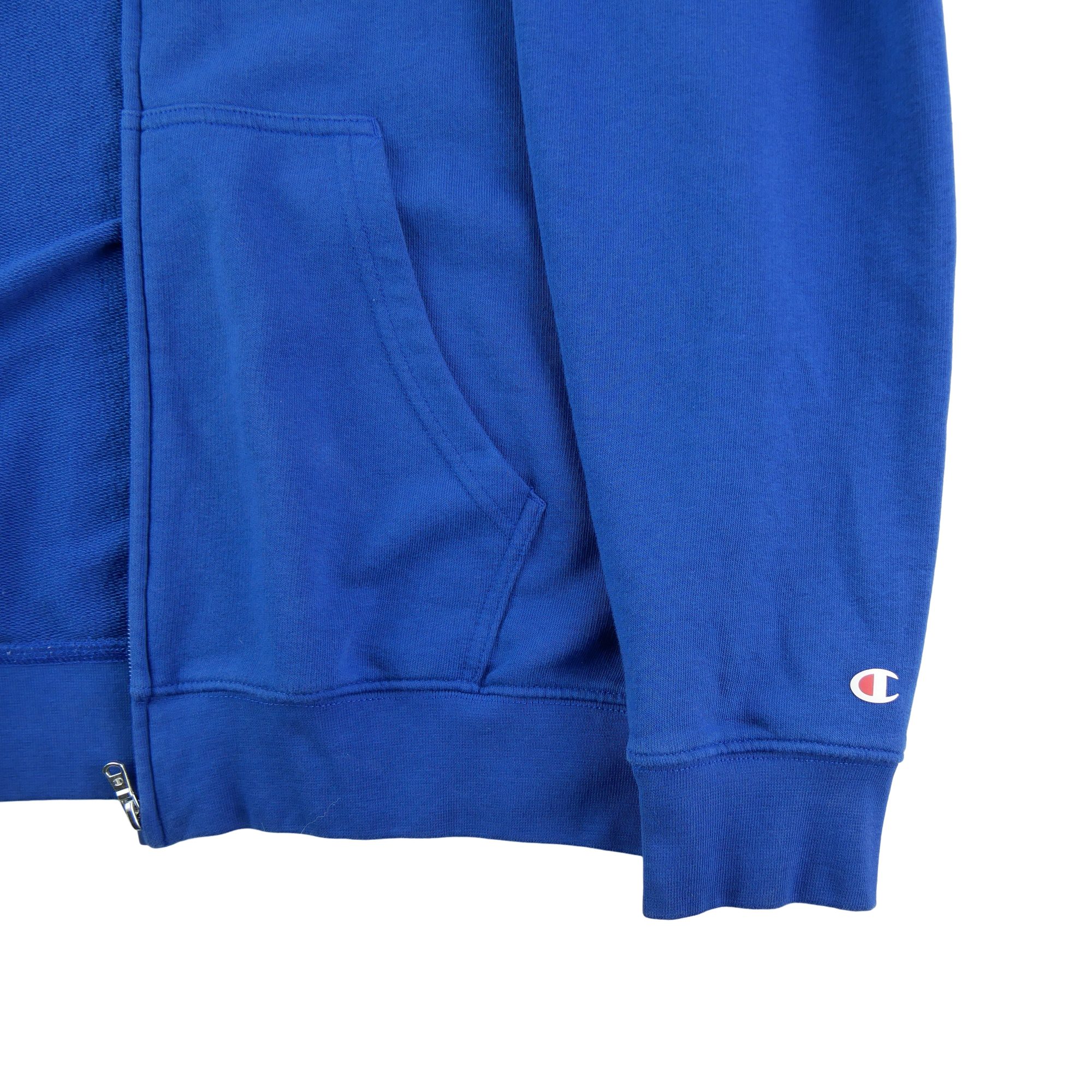 Sweat à capuche Homme  full zip Bleu 8