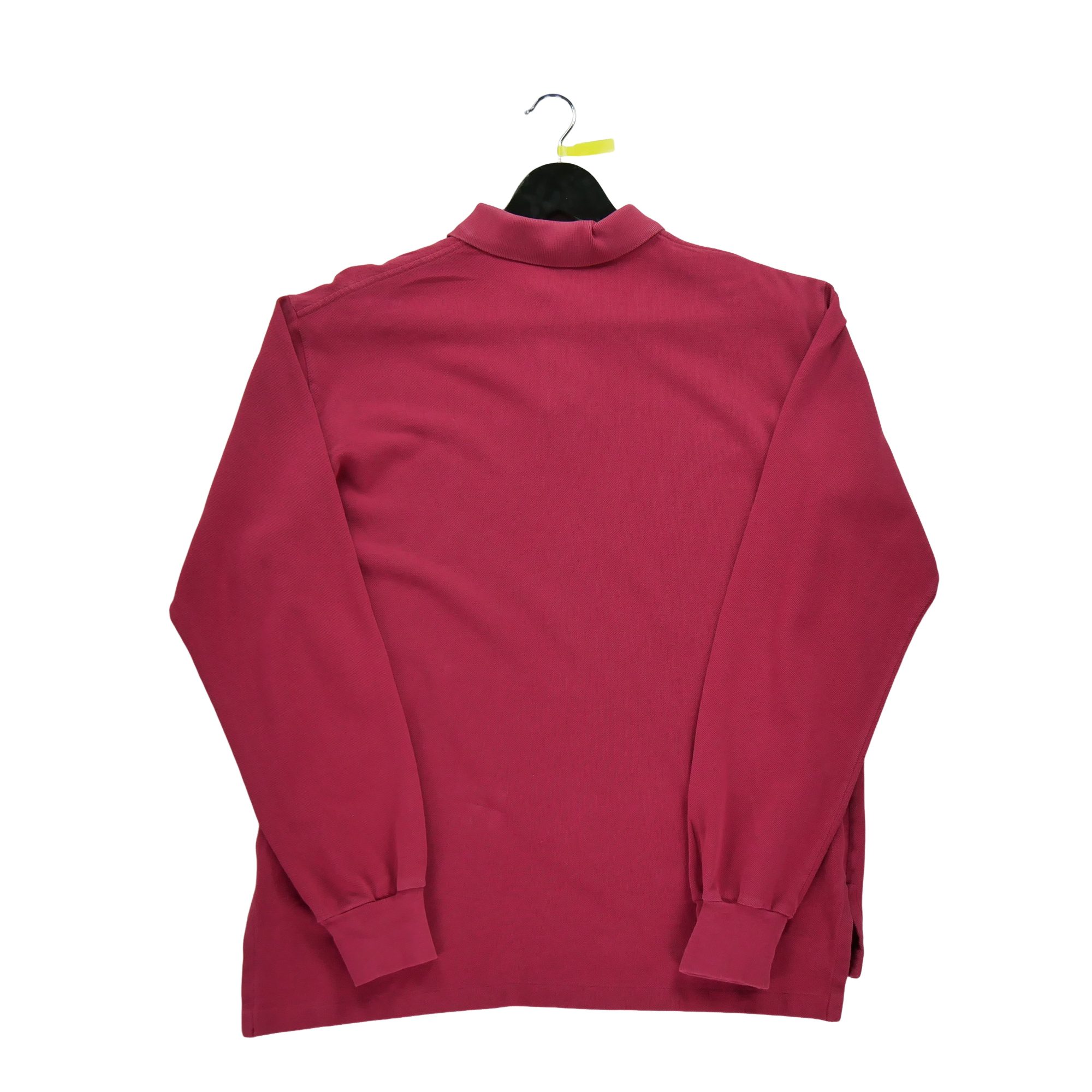 Polo manches longues Homme  Rouge 3