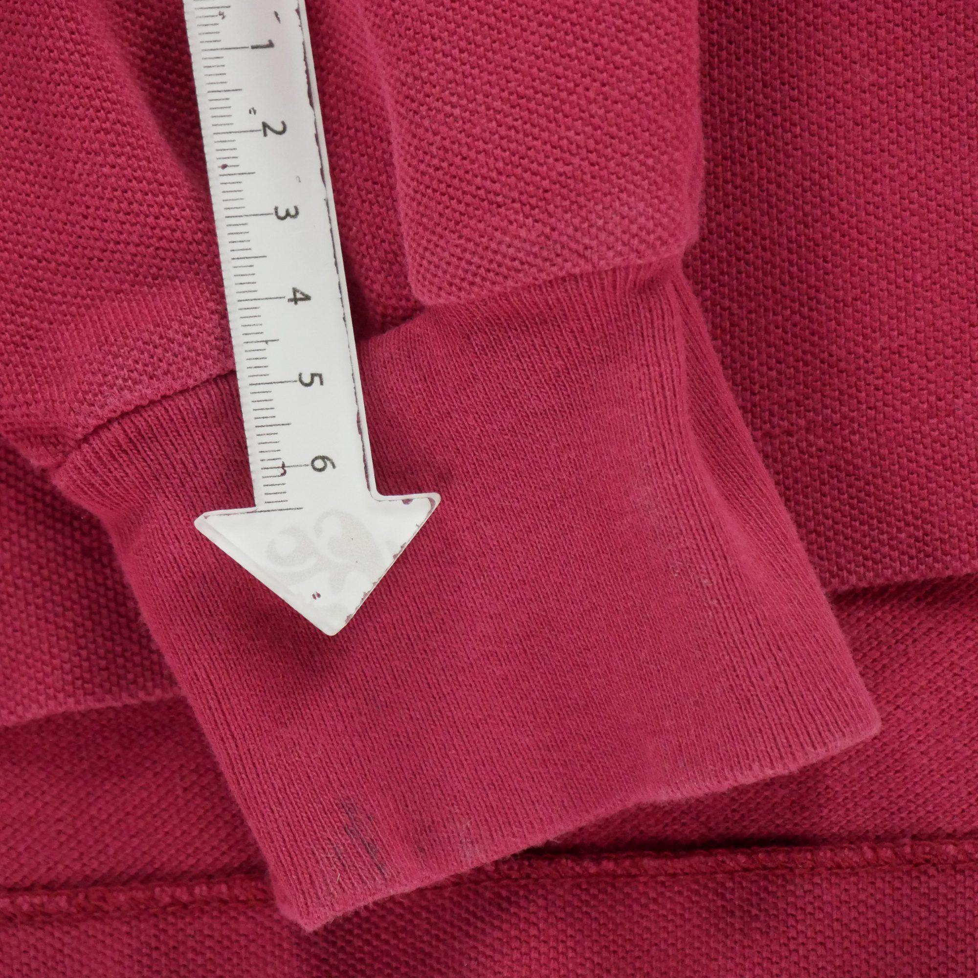 Polo manches longues Homme  Rouge 6