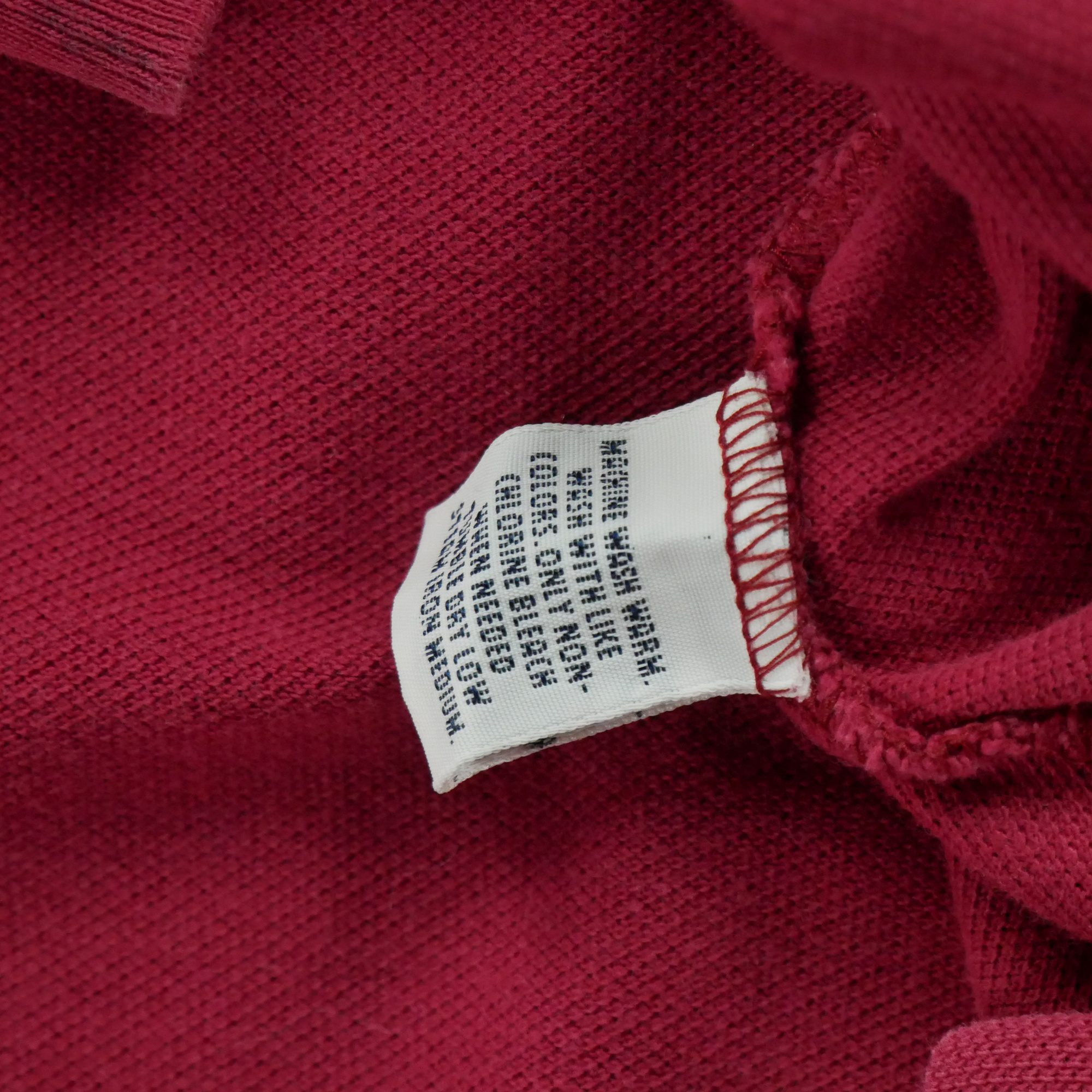 Polo manches longues Homme  Rouge 8