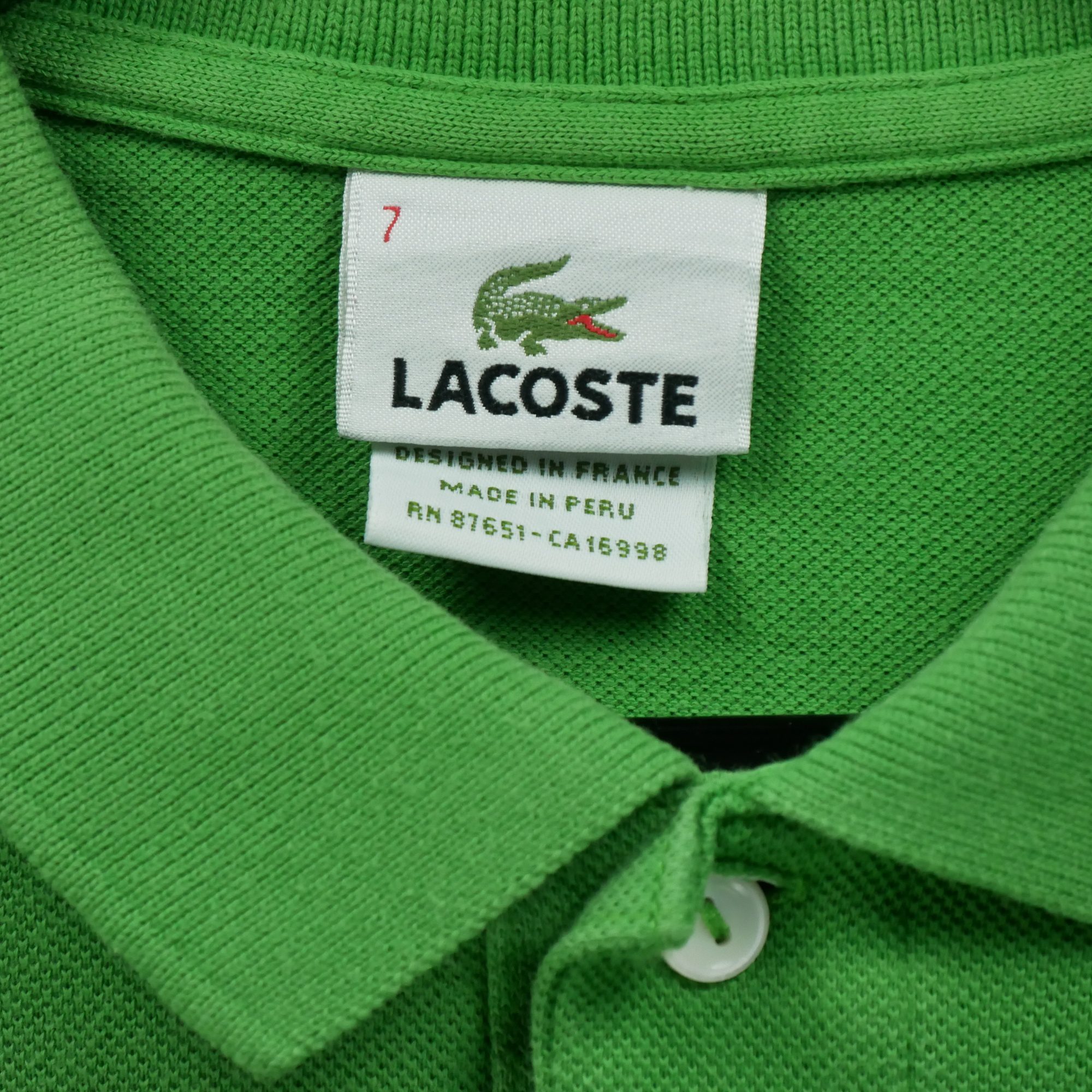 Polo manches courtes Homme  Vert 7