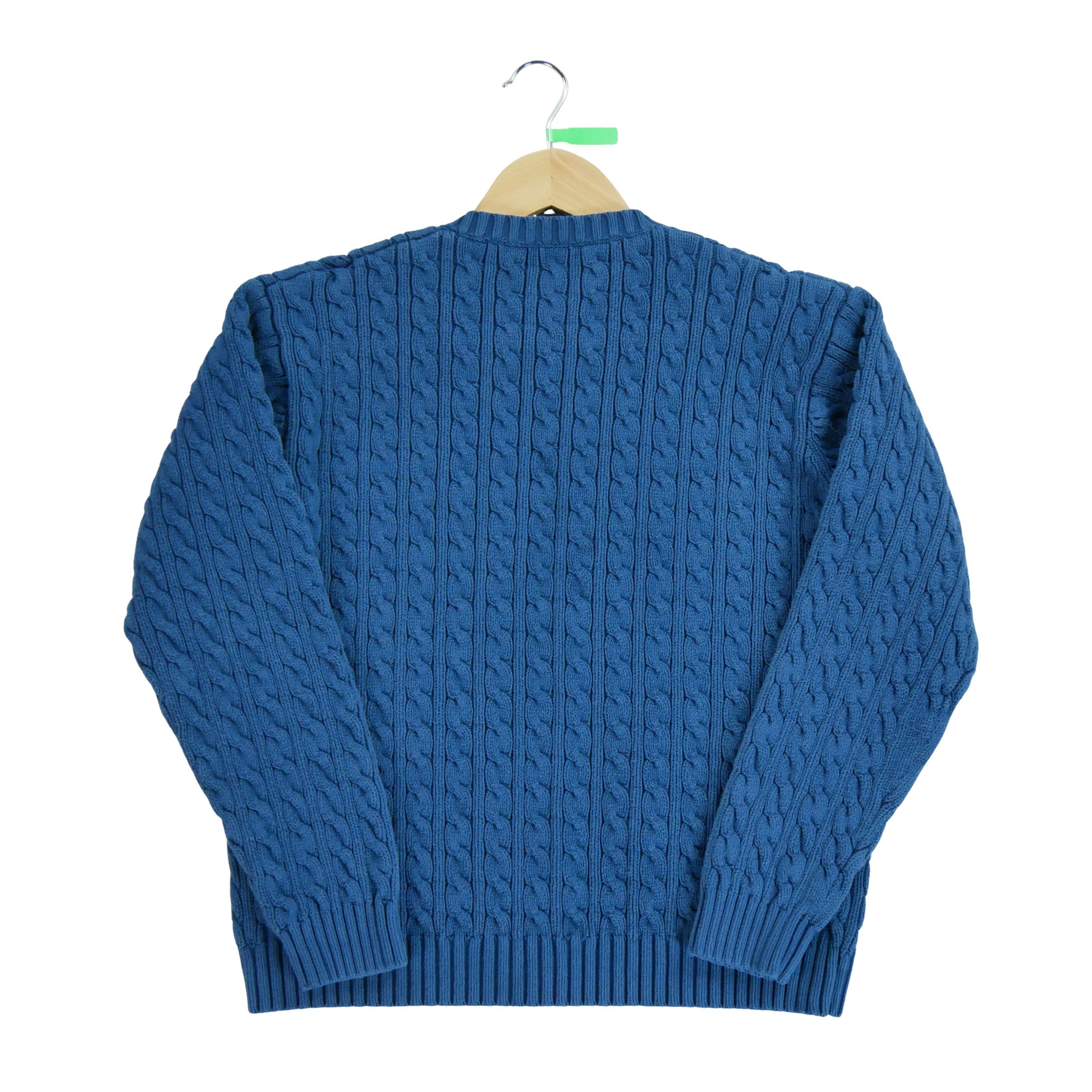 Pull Torsadé Femme Bleu 2