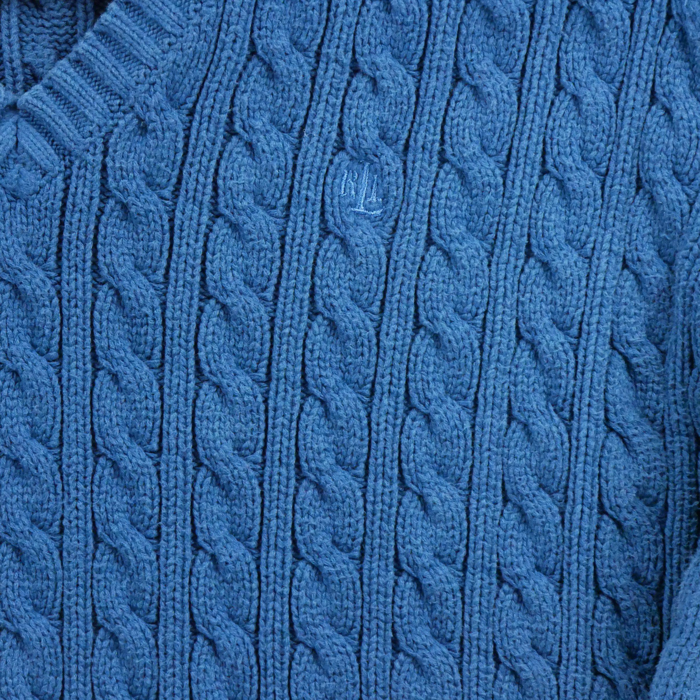 Pull Torsadé Femme Bleu 4