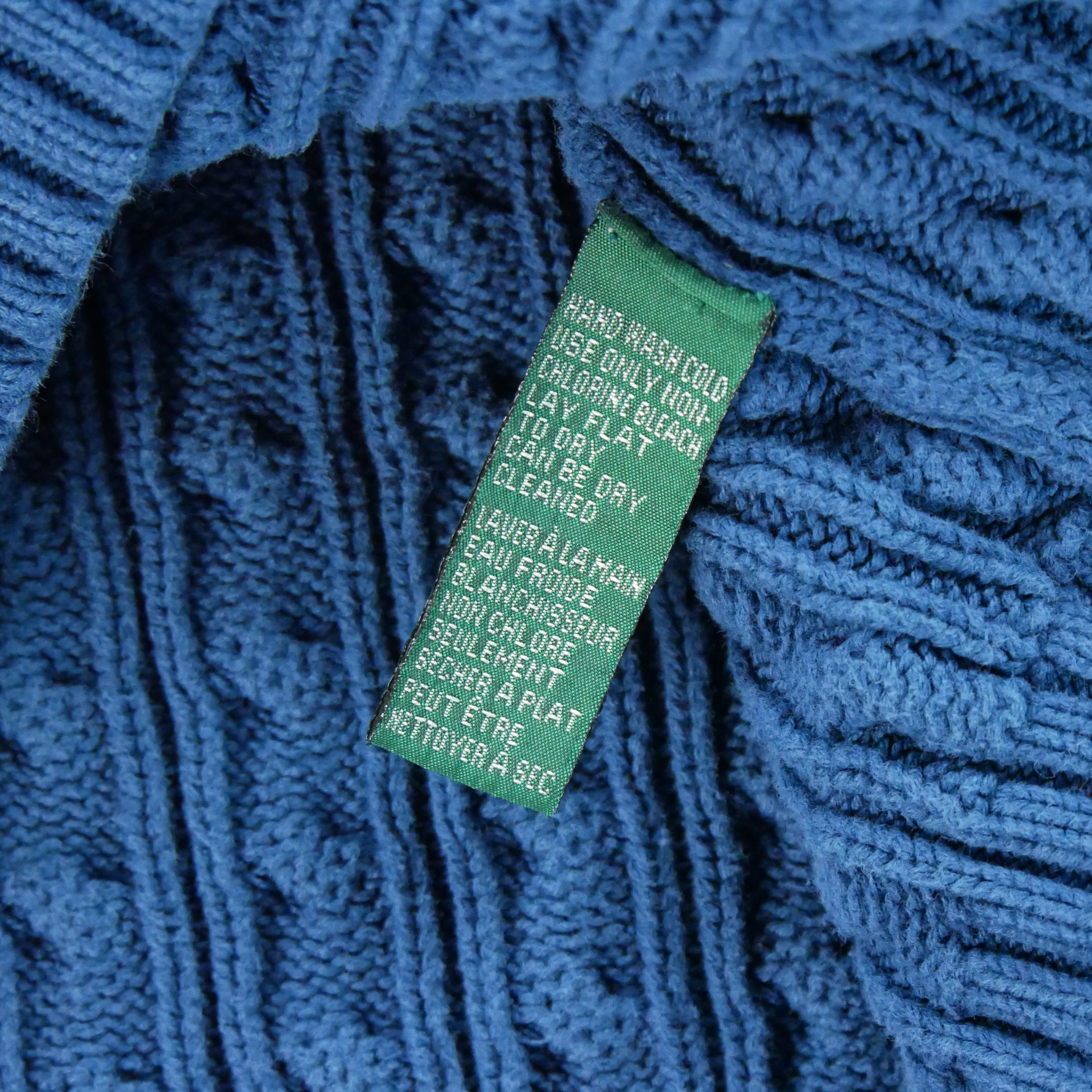 Pull Torsadé Femme Bleu 6