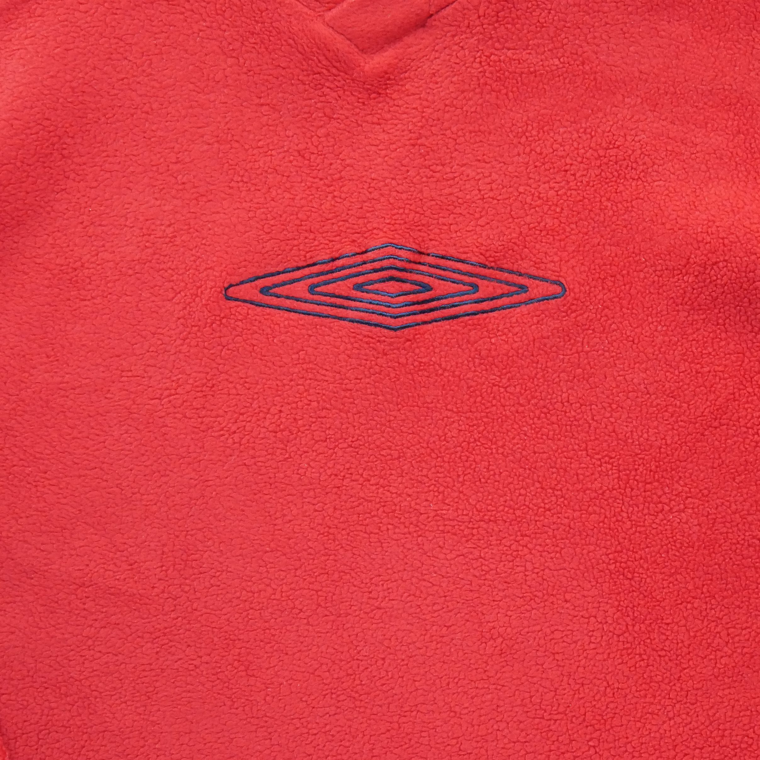 Pull polaire Homme  Vintage Y2K Rouge 3