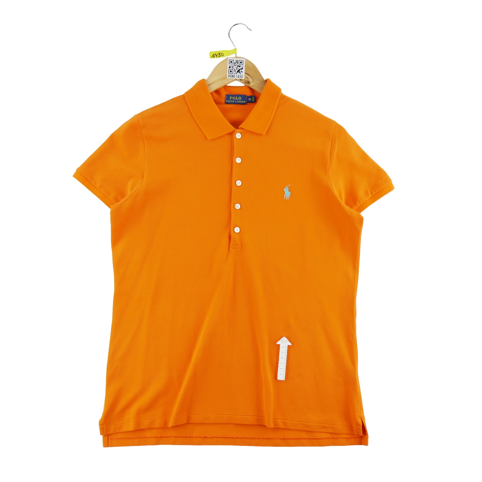 Polo manches courtes Femme  Orange 4