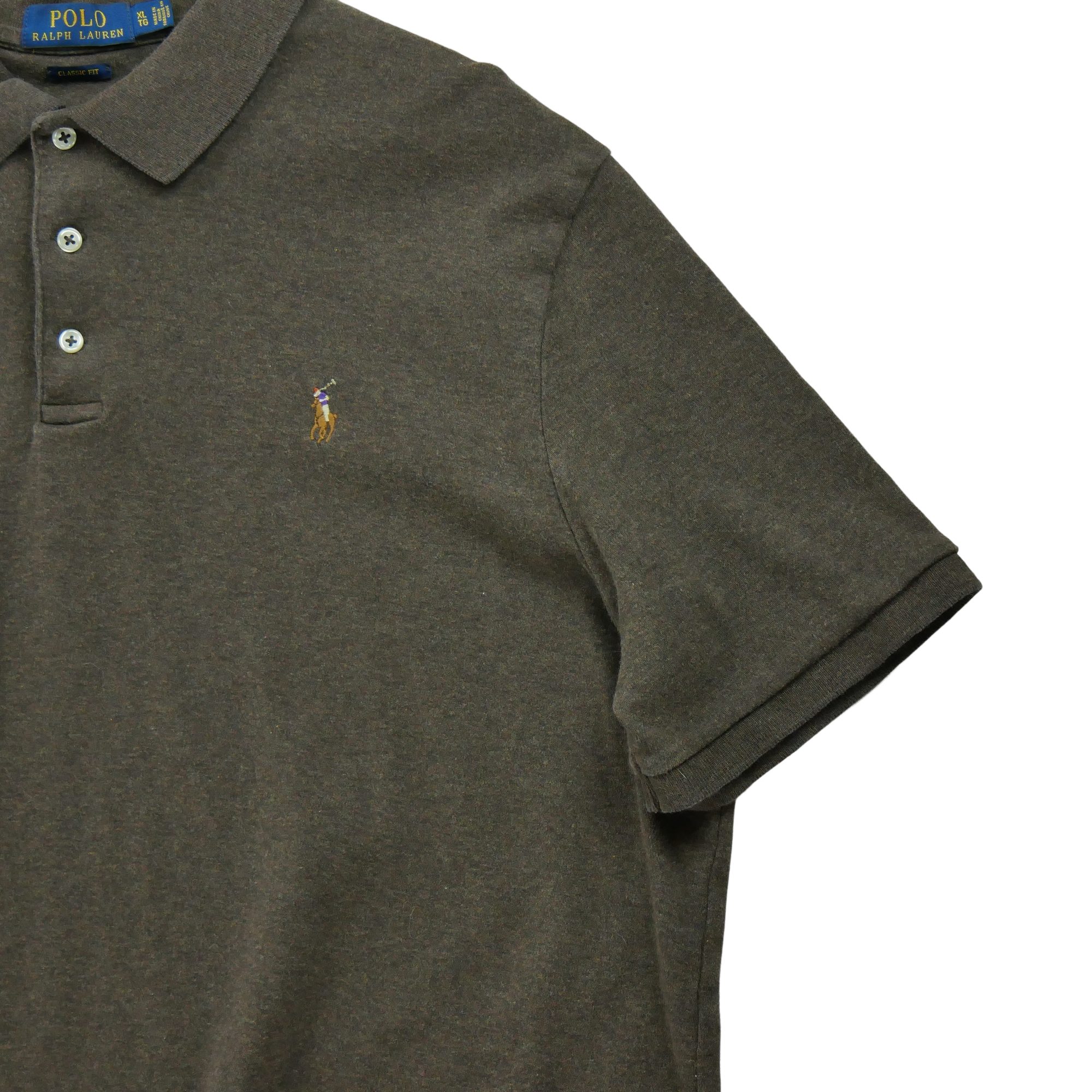 Polo manches courtes Homme  Marron 4
