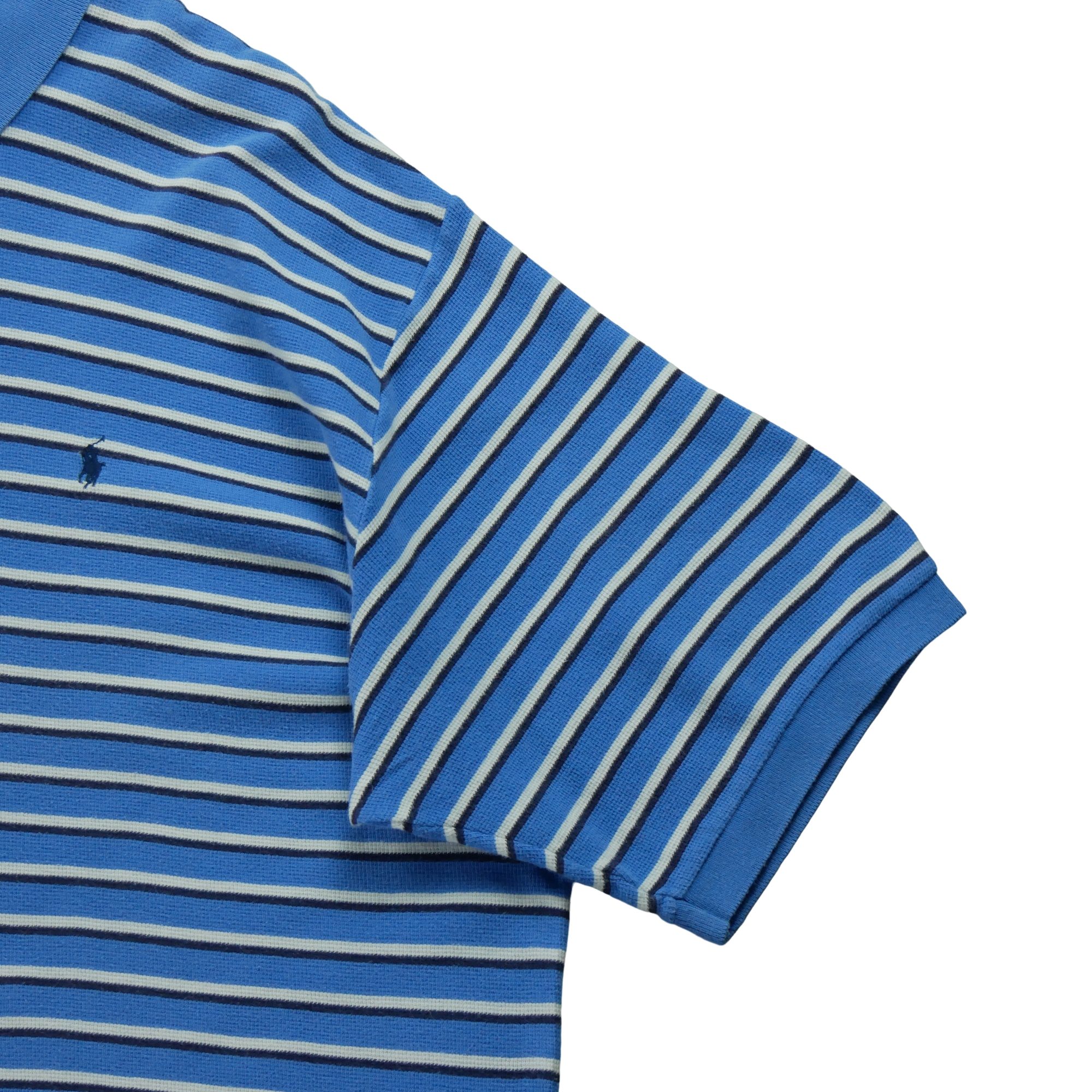 Polo manches courtes Homme  Bleu 4