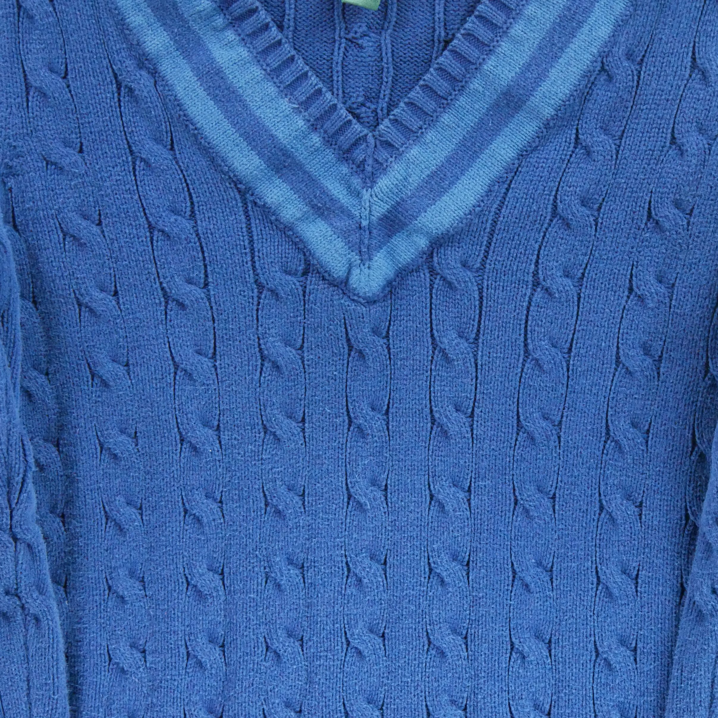 Pull Femme Torsadé Bleu 3
