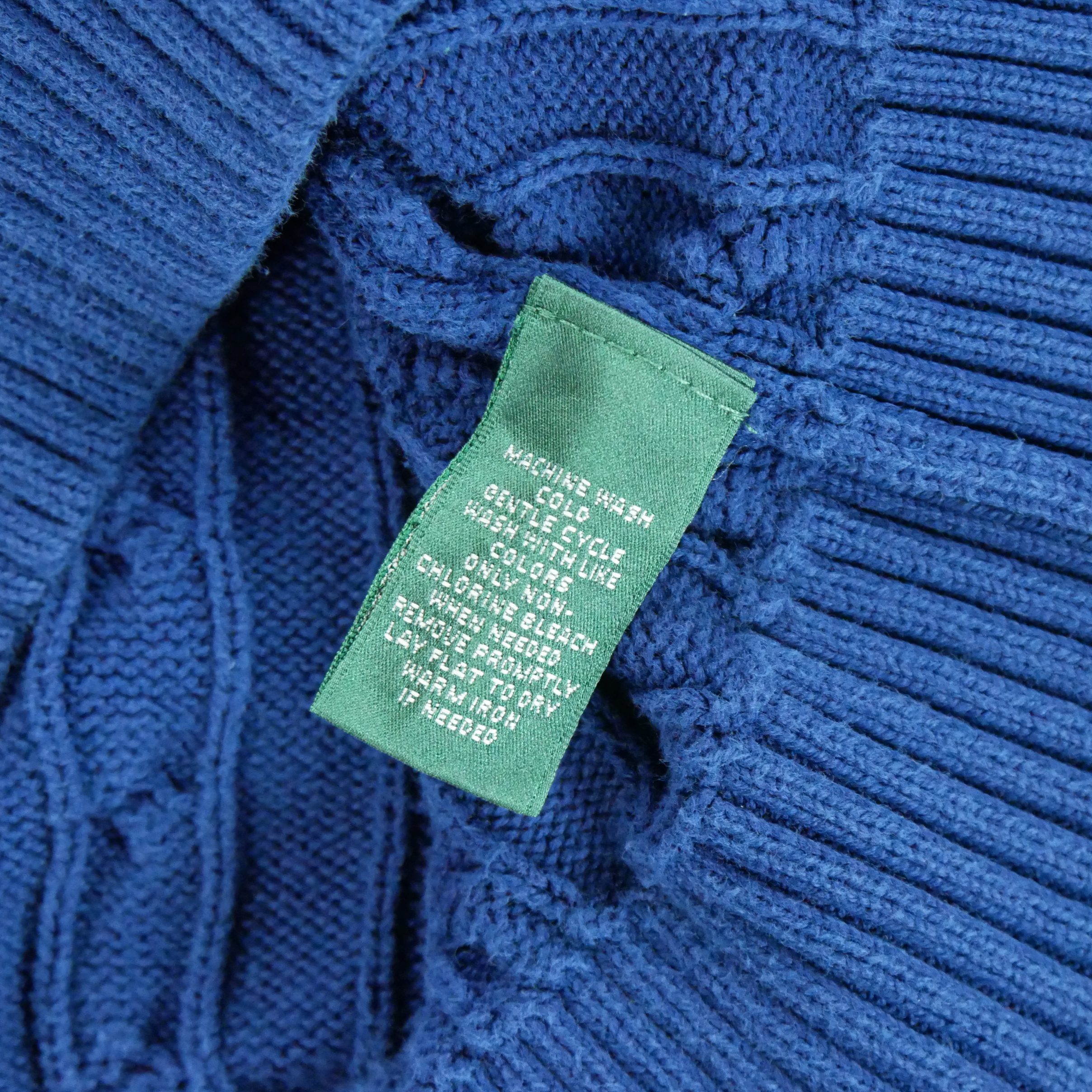 Pull Femme Torsadé Bleu 7