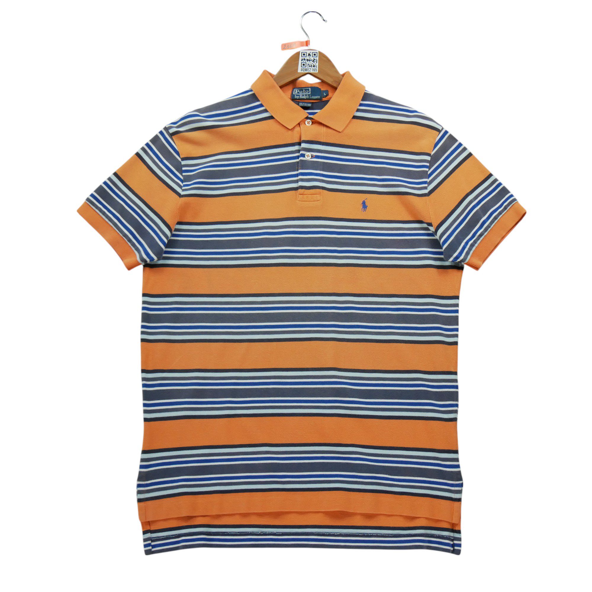Polo manches courtes Homme  Orange 2