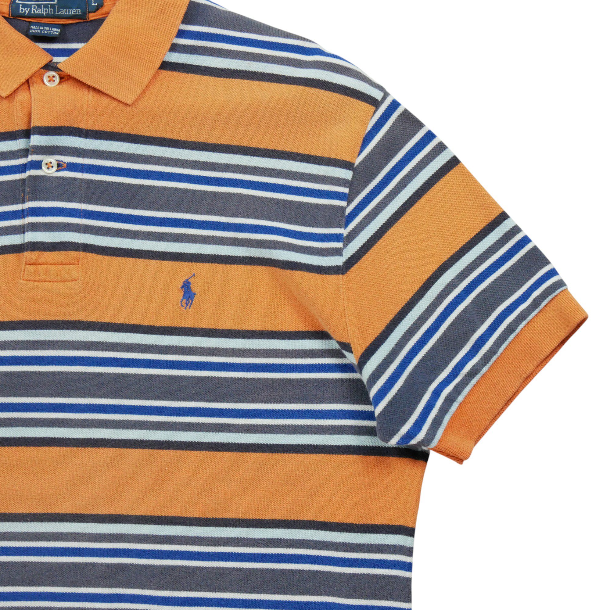 Polo manches courtes Homme  Orange 4